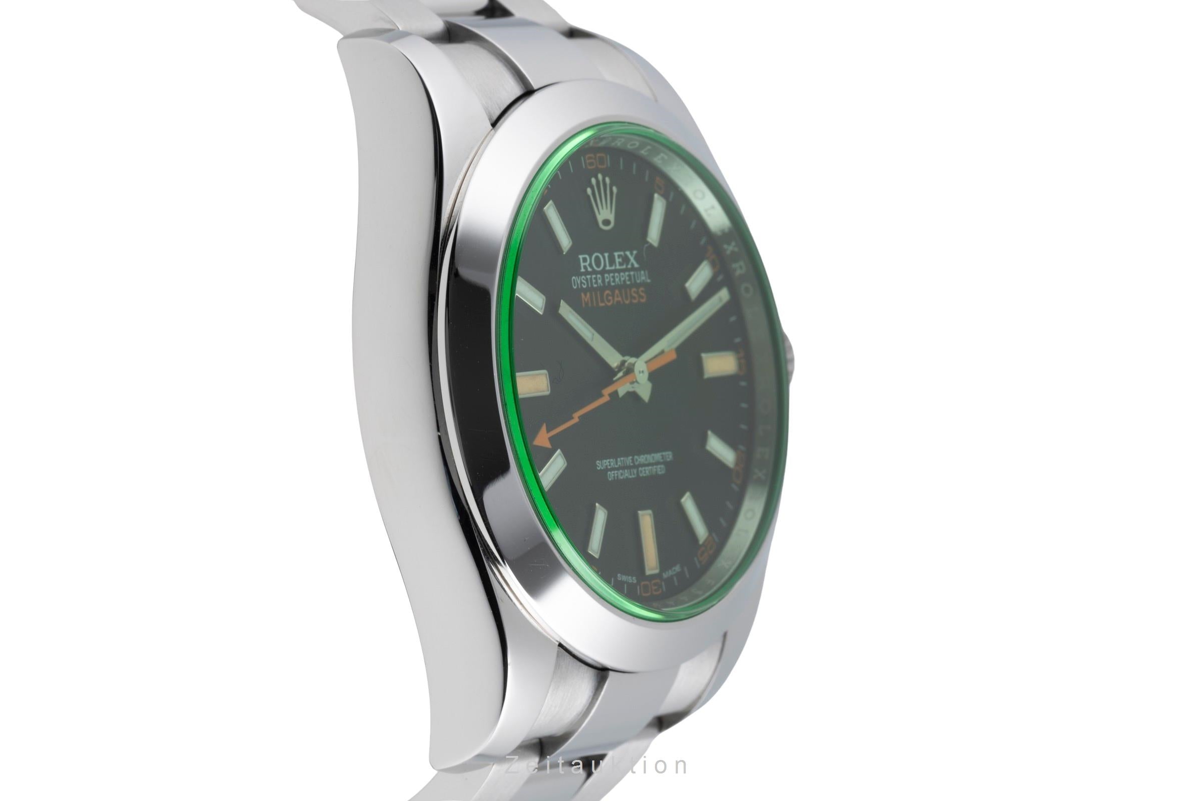 Rolex Milgauss steel automatic men's watch 116400GV  [2600501]