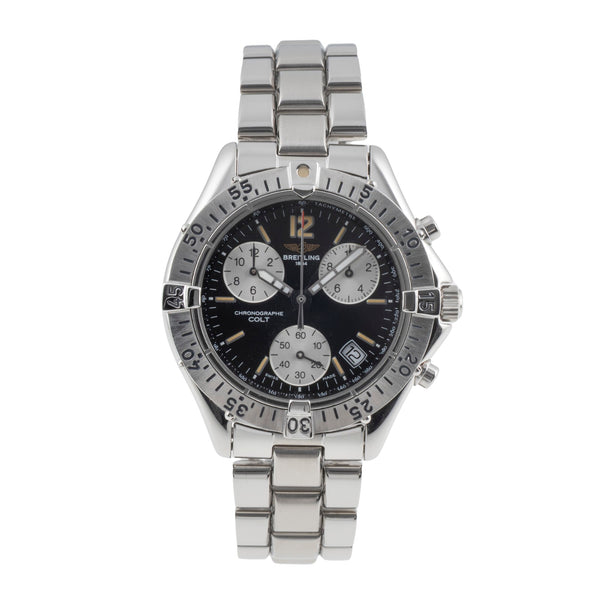 Breitling Colt Chronograph  chronograph steel quartz men's watch A53035  [2600503]