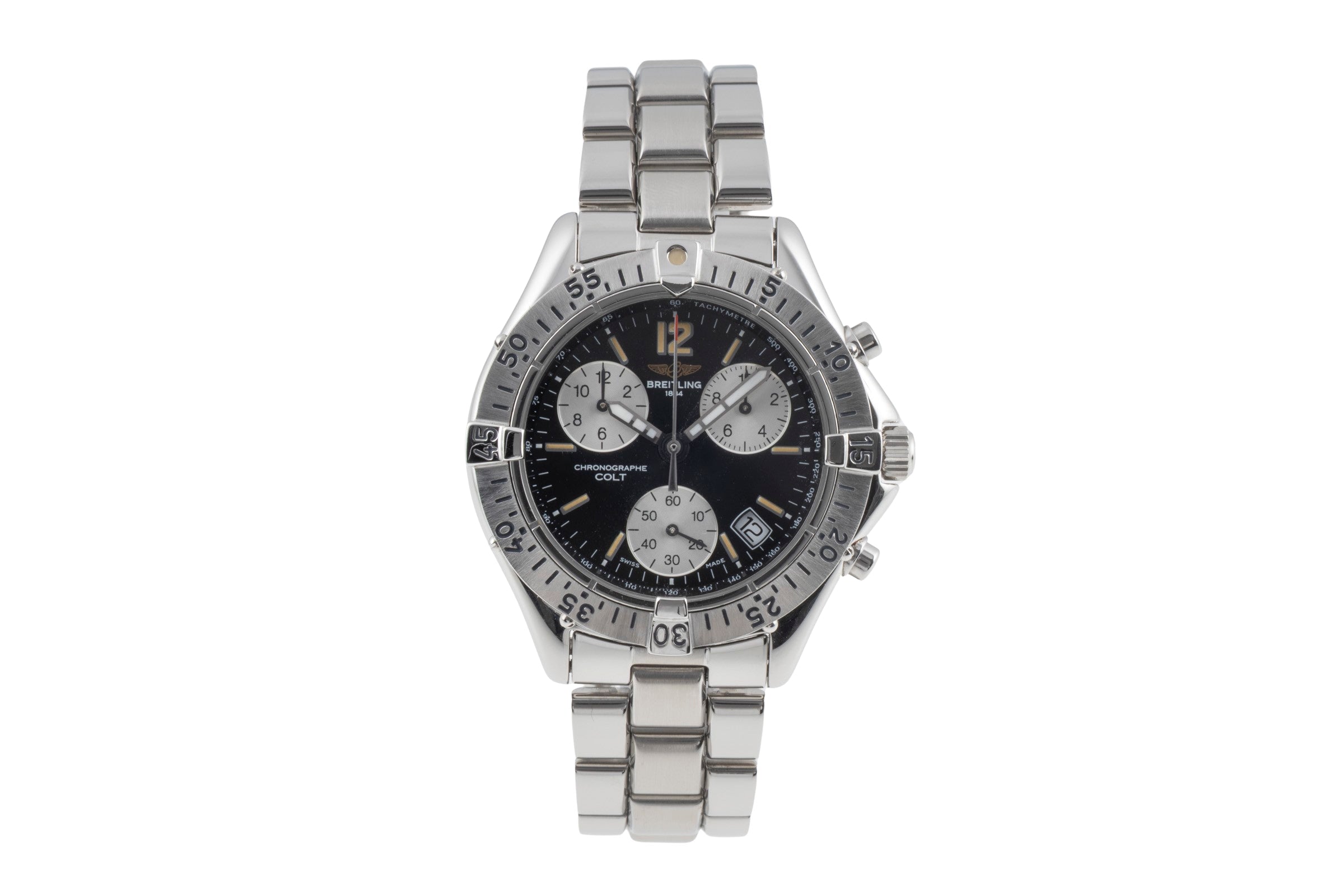 Breitling Colt Chronograph  chronograph steel quartz men's watch A53035  [2600503]