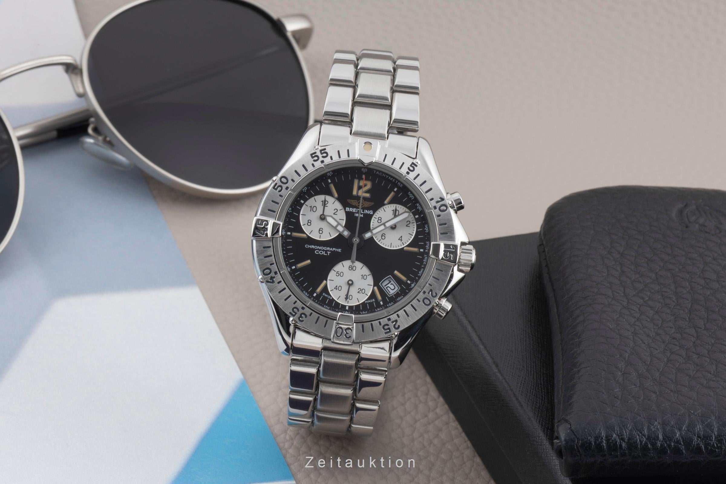 Breitling Colt Chronograph  chronograph steel quartz men's watch A53035  [2600503]