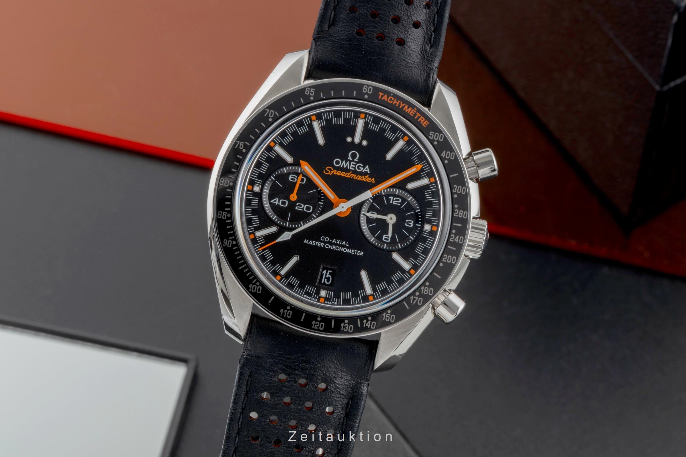 Omega Speedmaster Racing chronograph steel automatic men's watch 329.32.44.51.01.001 LP: 10100EUR  [2600505]
