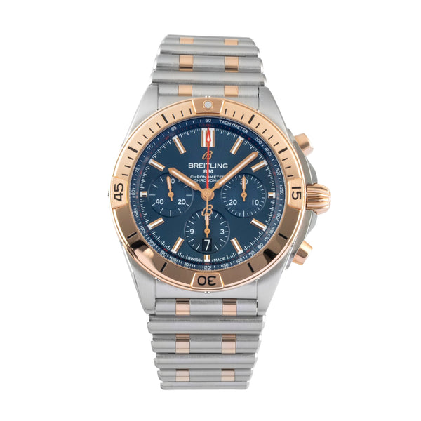 Breitling Chronomat cronógrafo acero / oro automático reloj para caballeros UB0134101C1U1 LP: 14200EUR  [2600506]