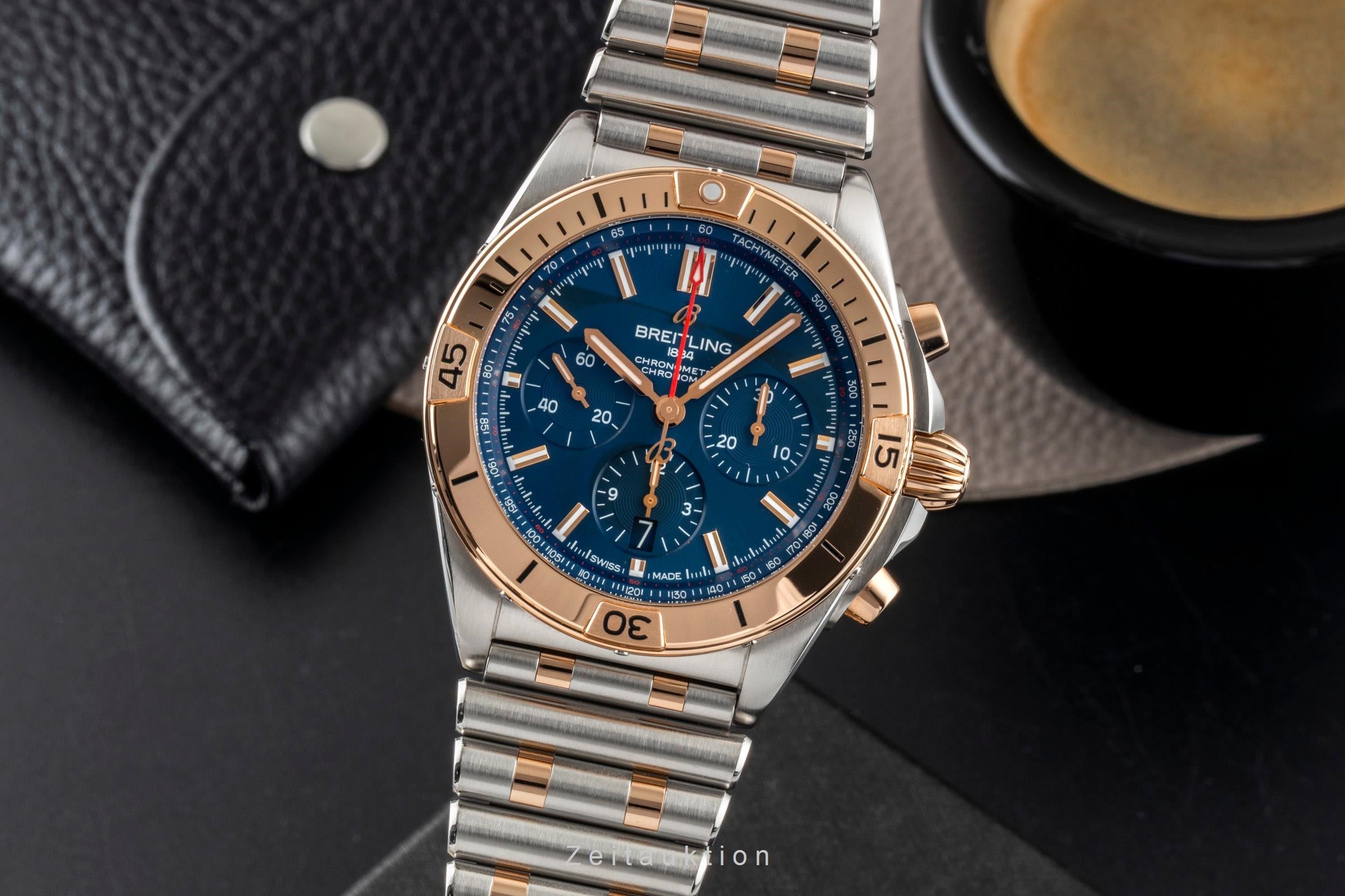 Breitling Chronomat chronograph steel / gold automatic men's watch UB0134101C1U1 LP: 14200EUR  [2600506]