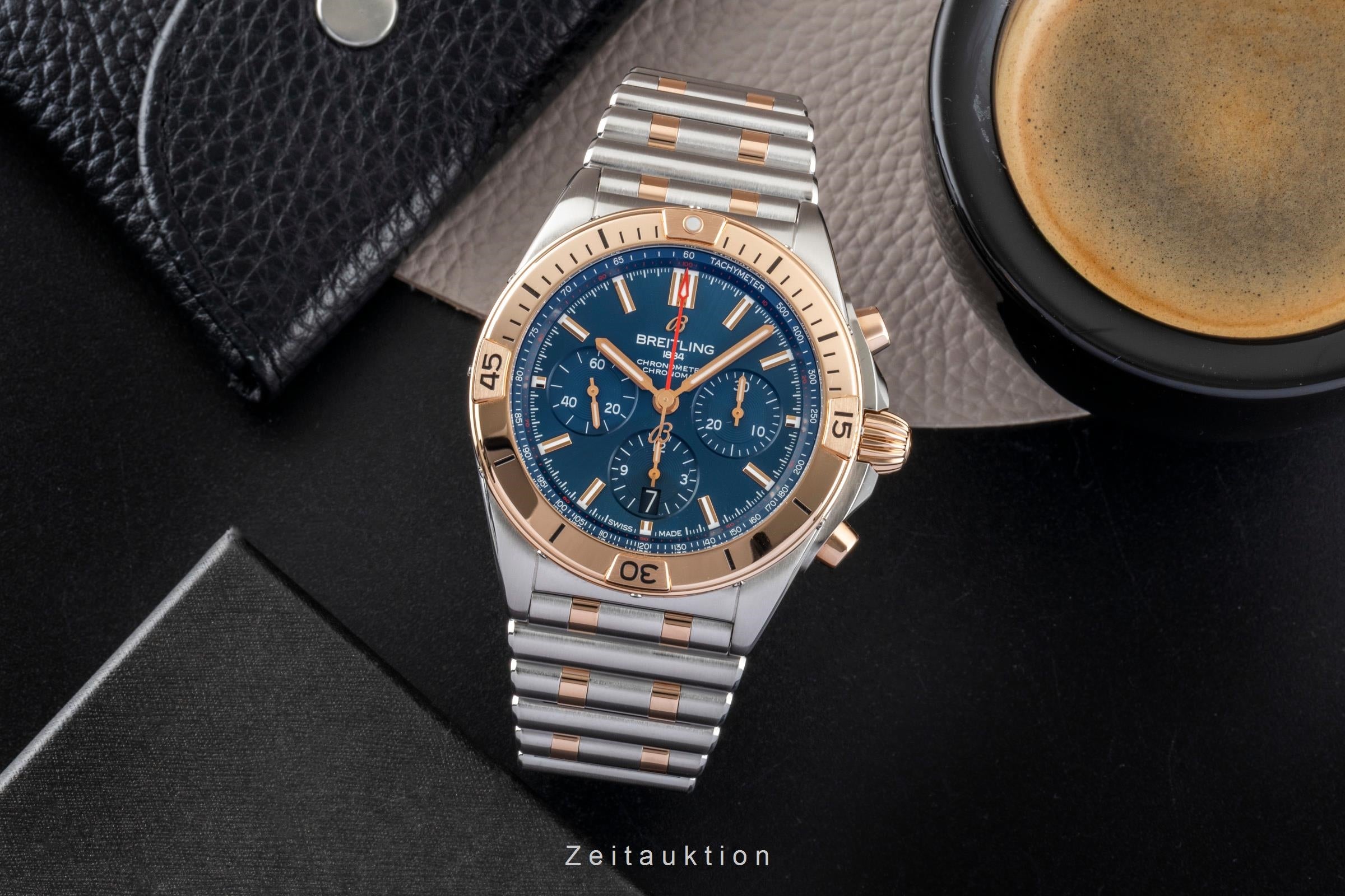 Breitling Chronomat cronógrafo acero / oro automático reloj para caballeros UB0134101C1U1 LP: 14200EUR  [2600506]