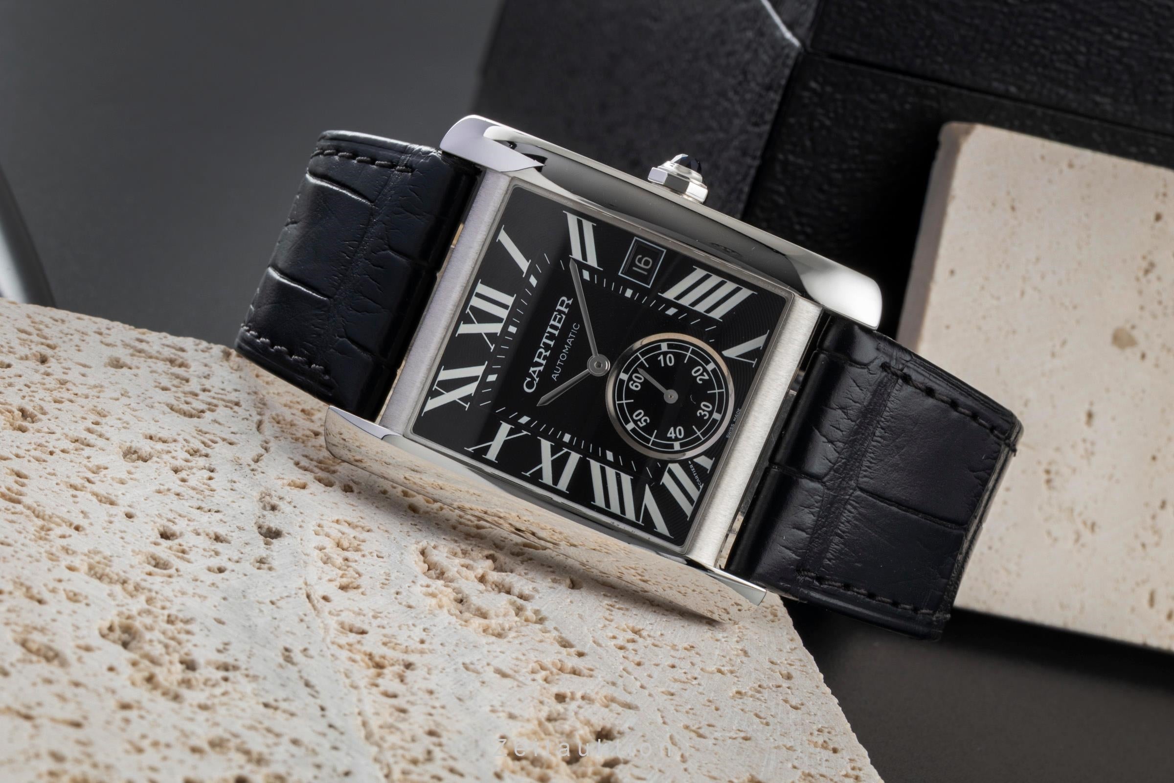 Cartier Tank MC Automatik Edelstahl Herrenuhr Ref. W5330004 [2600508]