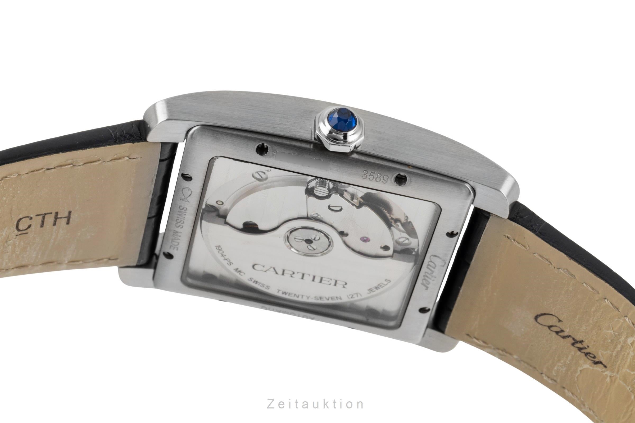 Cartier Tank MC Automatik Edelstahl Herrenuhr Ref. W5330004 [2600508]