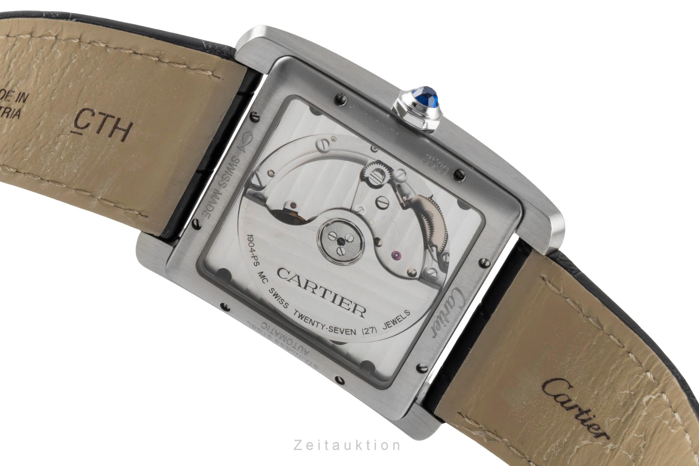 Cartier Tank MC Automatik Edelstahl Herrenuhr Ref. W5330004 [2600508]