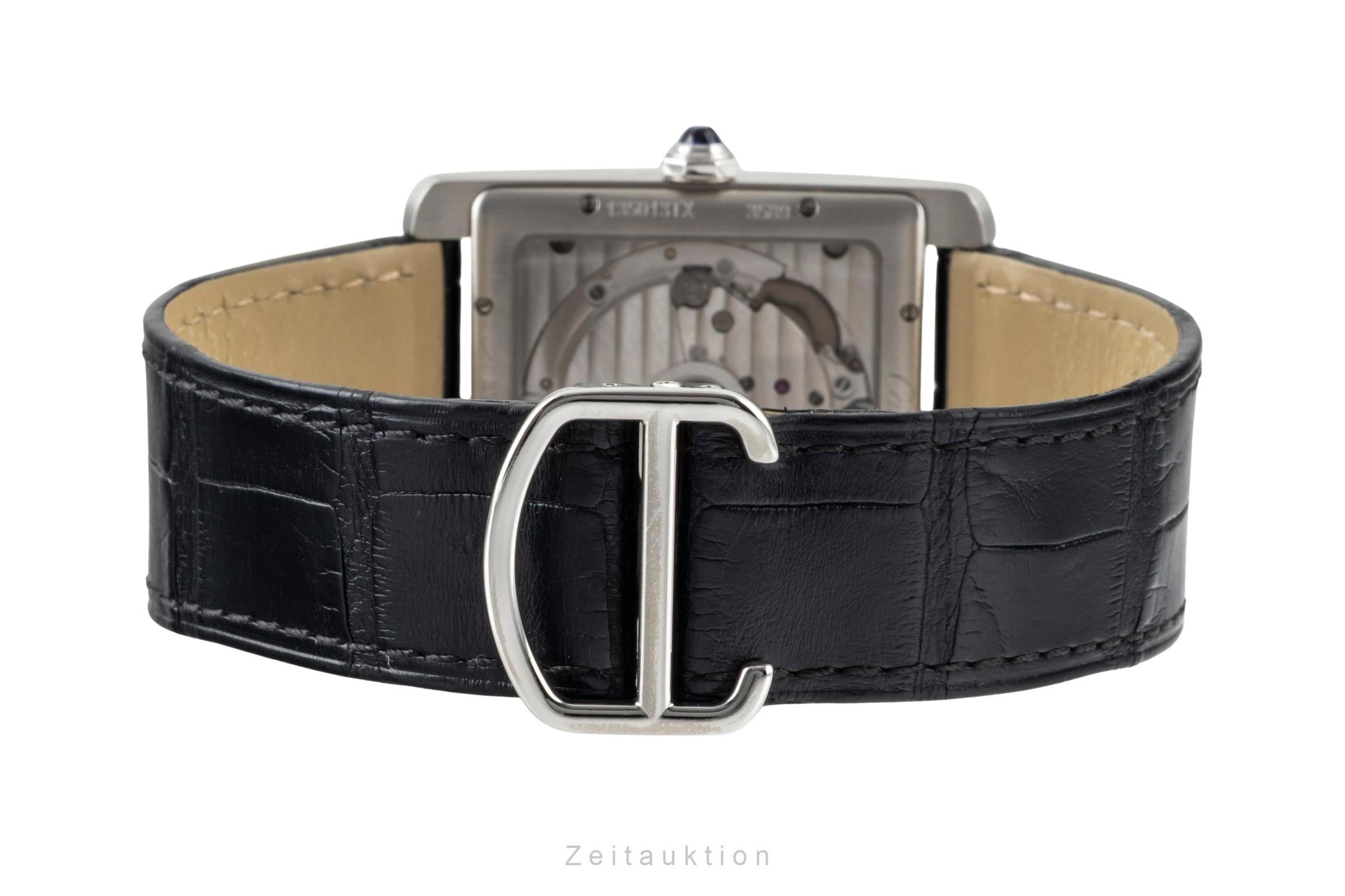 Cartier Tank MC Automatik Edelstahl Herrenuhr Ref. W5330004 [2600508]