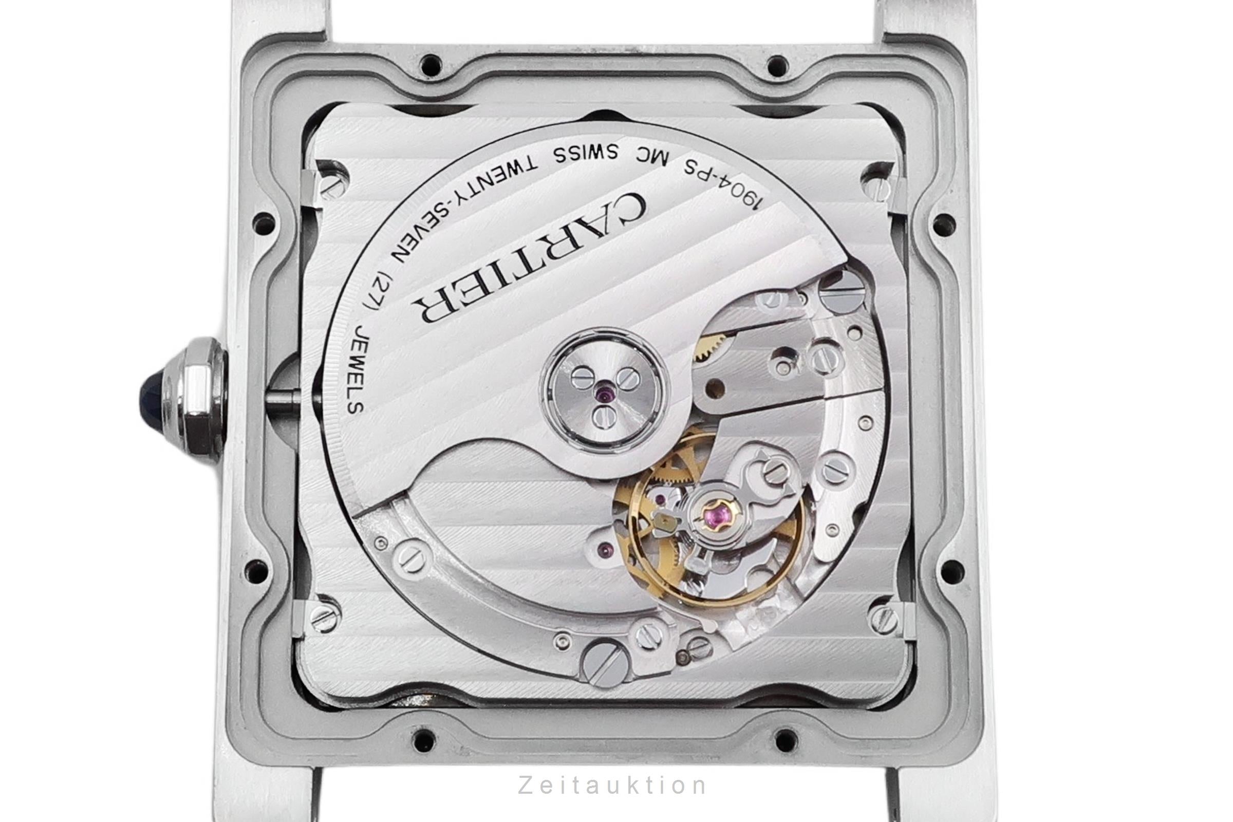 Cartier Tank MC Automatik Edelstahl Herrenuhr Ref. W5330004 [2600508]