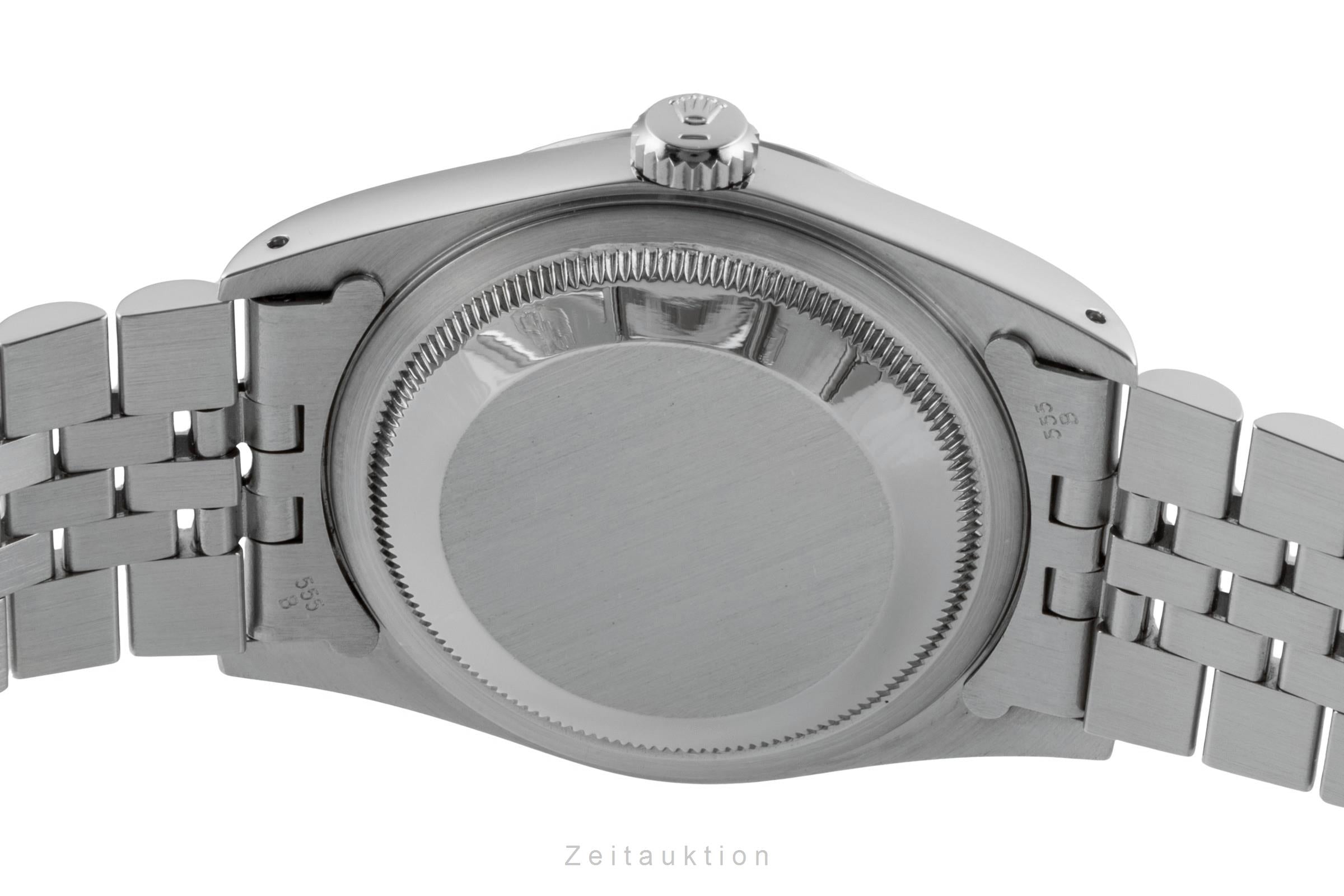 Rolex Datejust 36 White Dial Stahl Weissgold Automatik Jubilee Ref 16234 L-Serie [2600509]