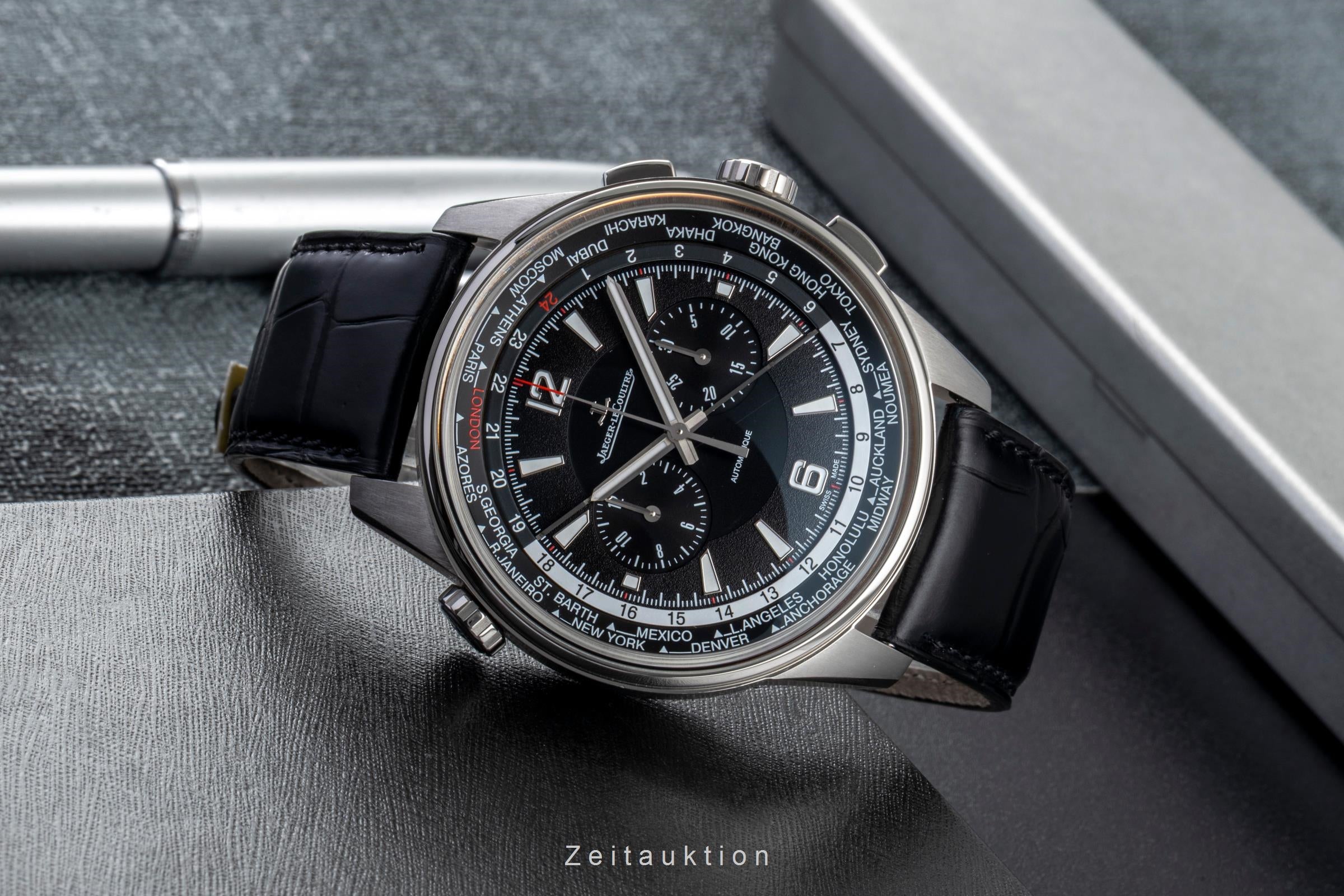 Jaeger LeCoultre Polaris chronograph titanium automatic men's watch Q905T471  844.T.C2.S  [2600511]