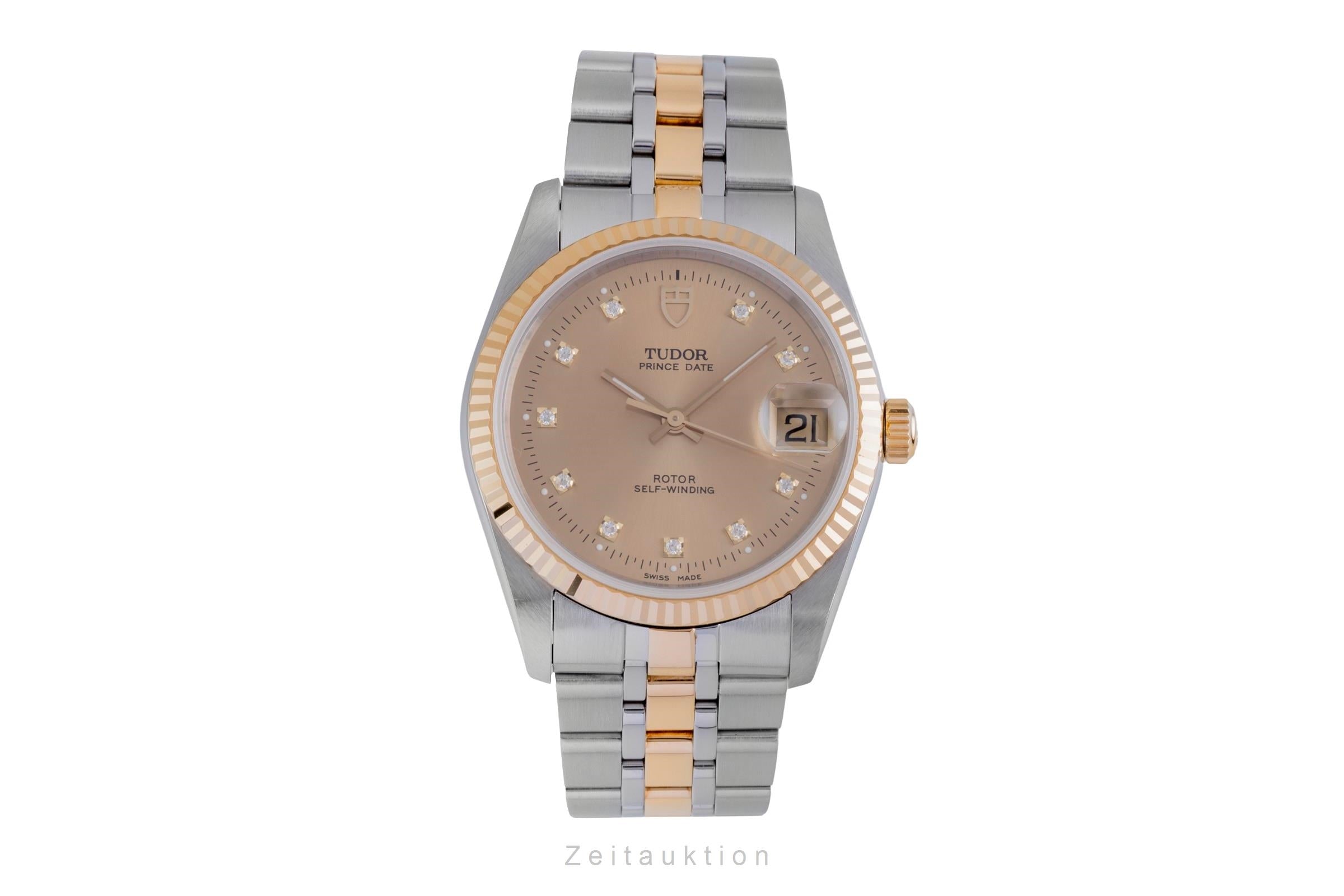 Tudor Prince Date steel / gold automatic unisex 74033  [2600513]
