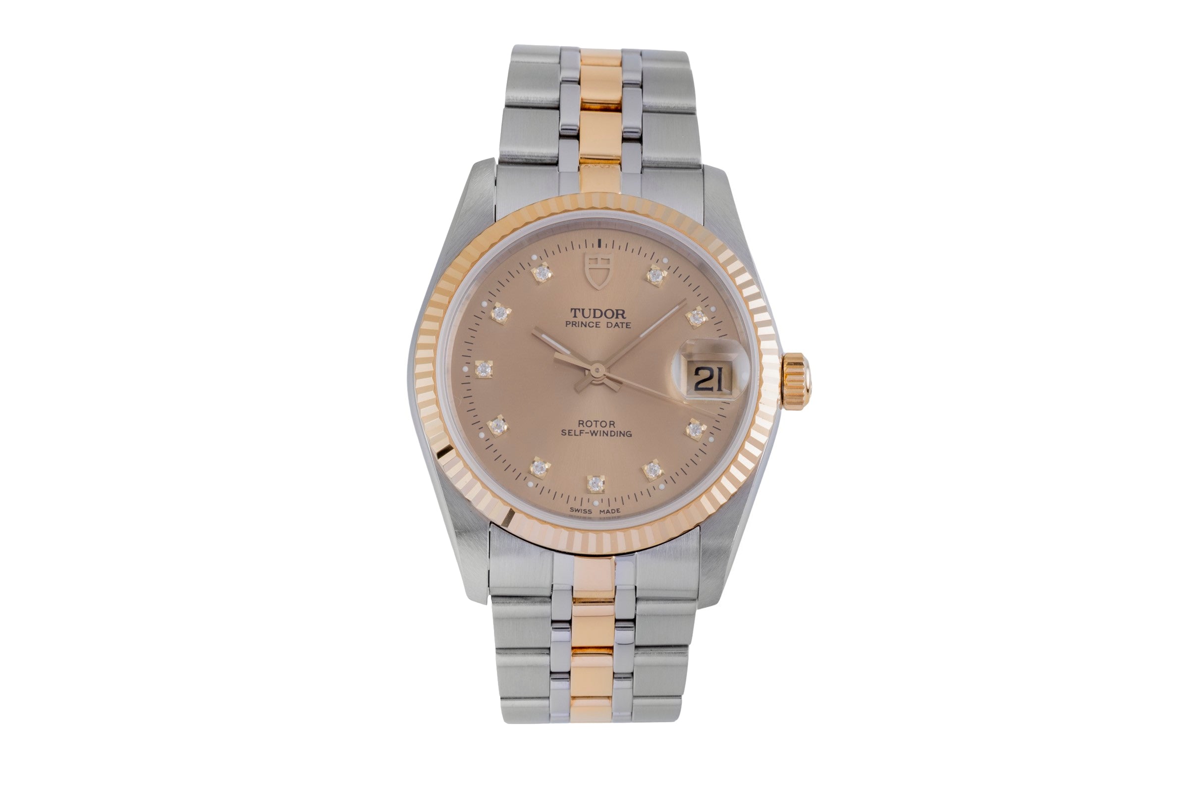 Tudor Prince Date steel / gold automatic unisex 74033  [2600513]