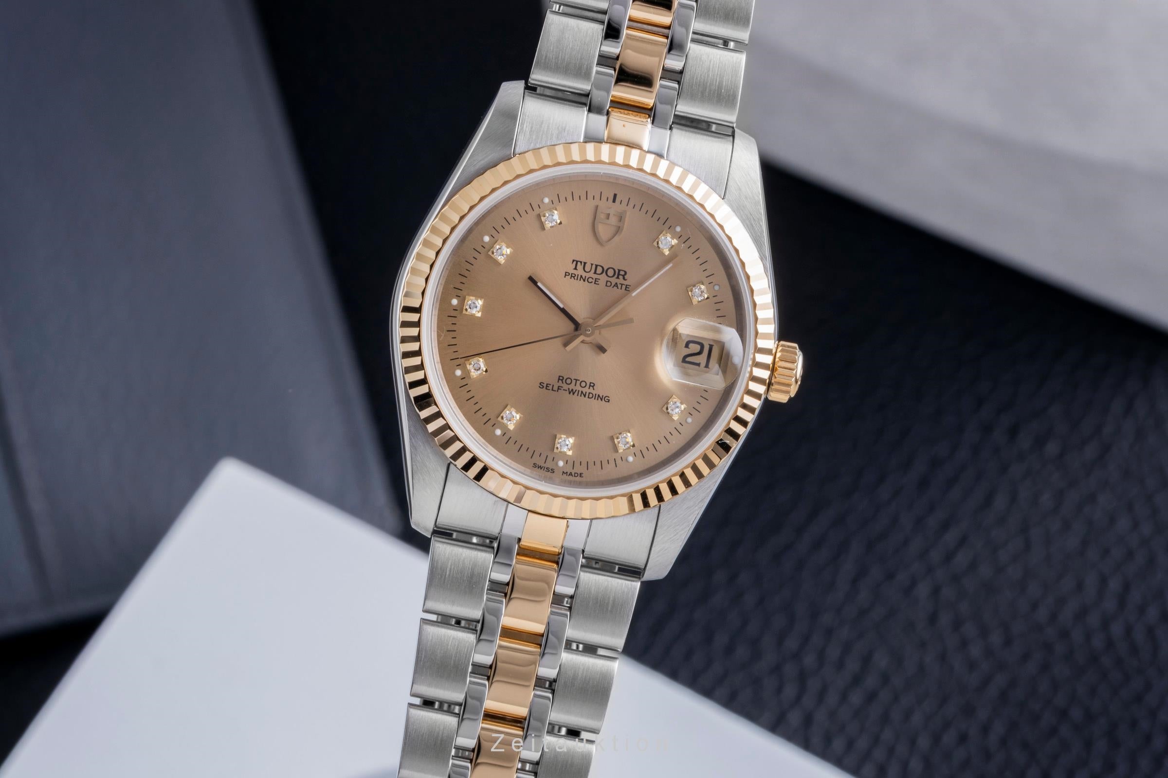 Tudor Prince Date steel / gold automatic unisex 74033  [2600513]