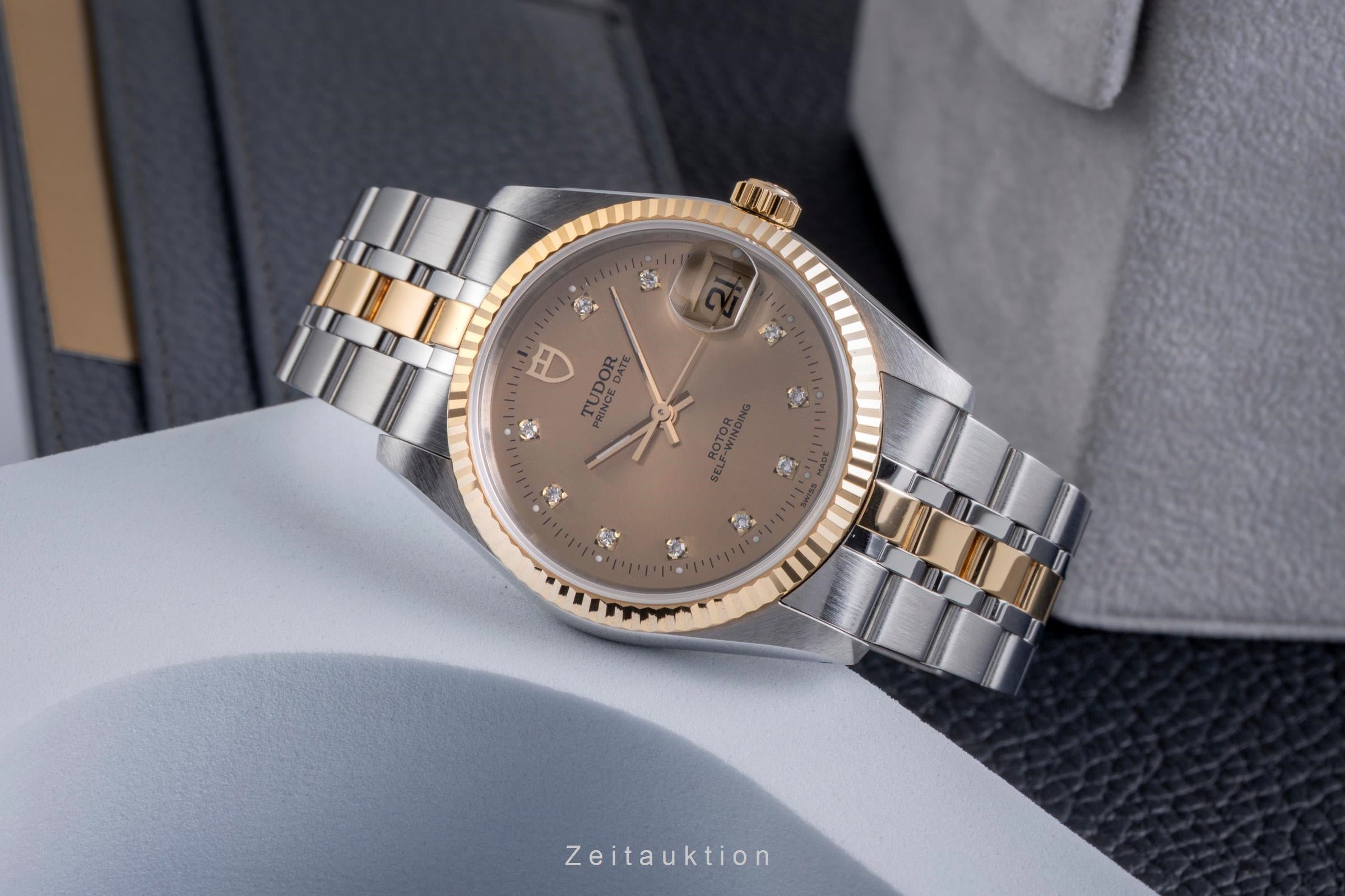 Tudor Prince Date steel / gold automatic unisex 74033  [2600513]