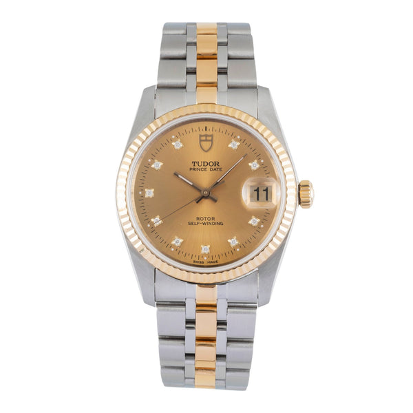 Tudor Prince Date acero / oro automático reloj para caballeros 74033  [2600514]