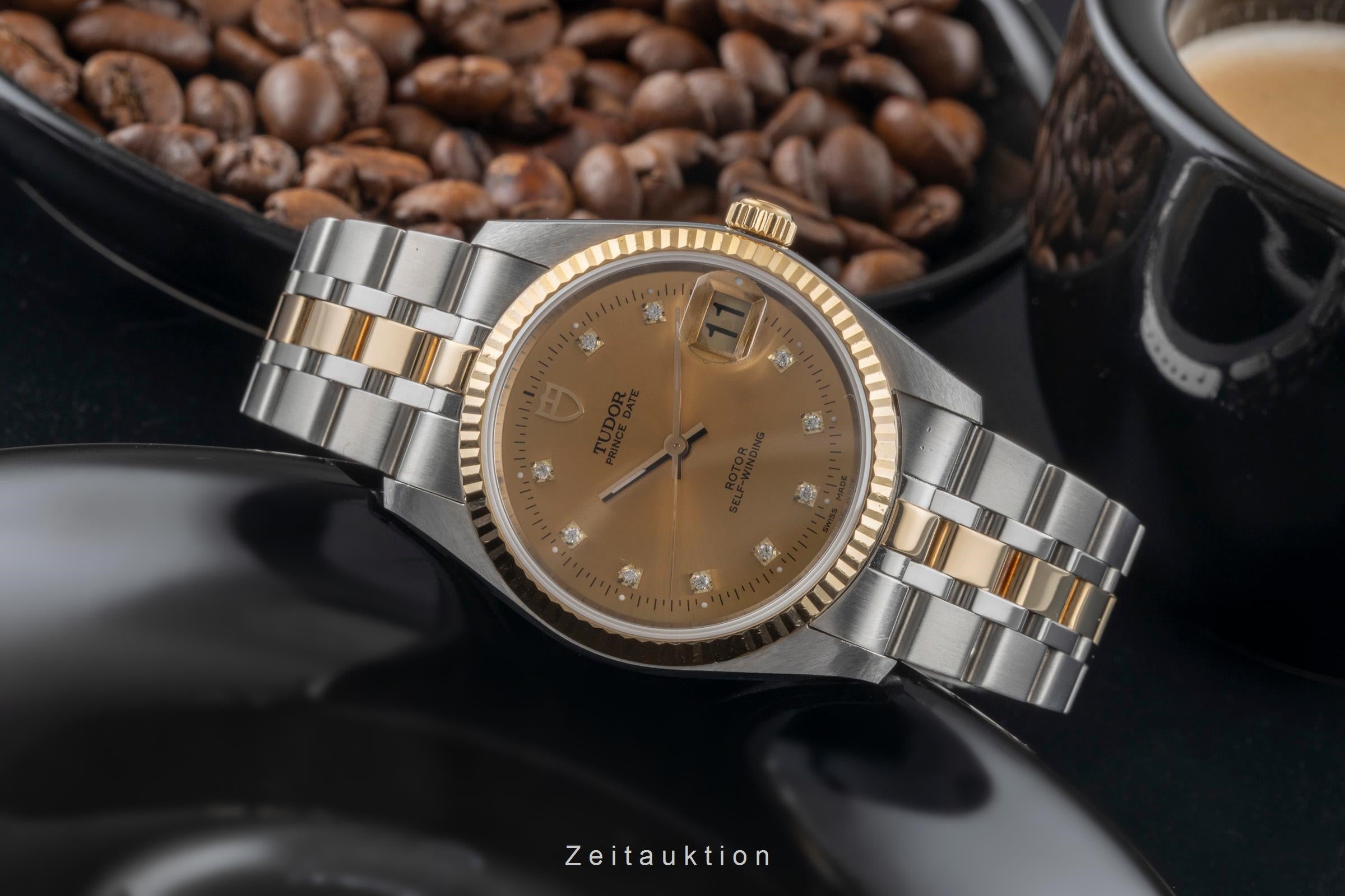 Tudor Prince Date acero / oro automático reloj para caballeros 74033  [2600514]