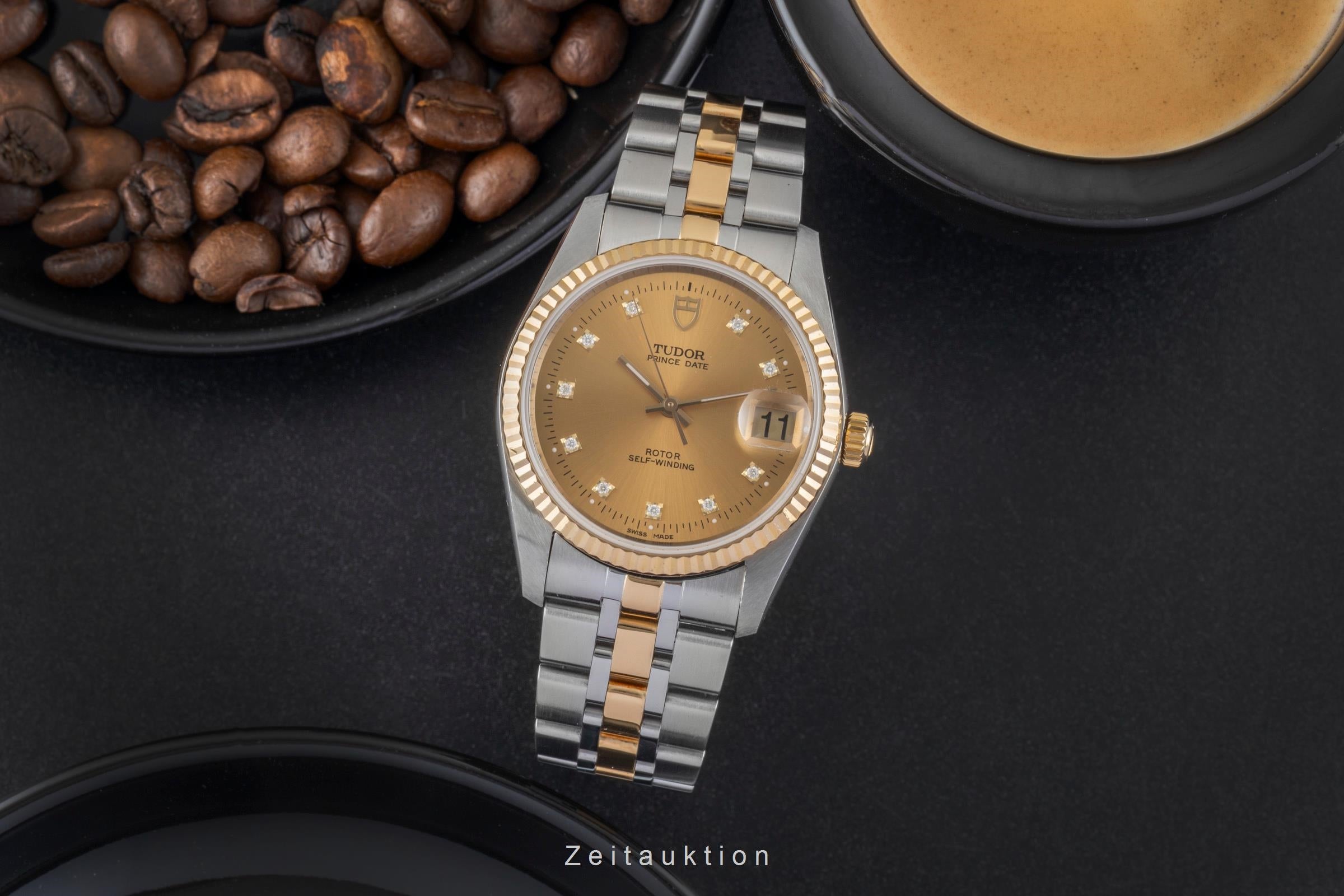 Tudor Prince Date acero / oro automático reloj para caballeros 74033  [2600514]