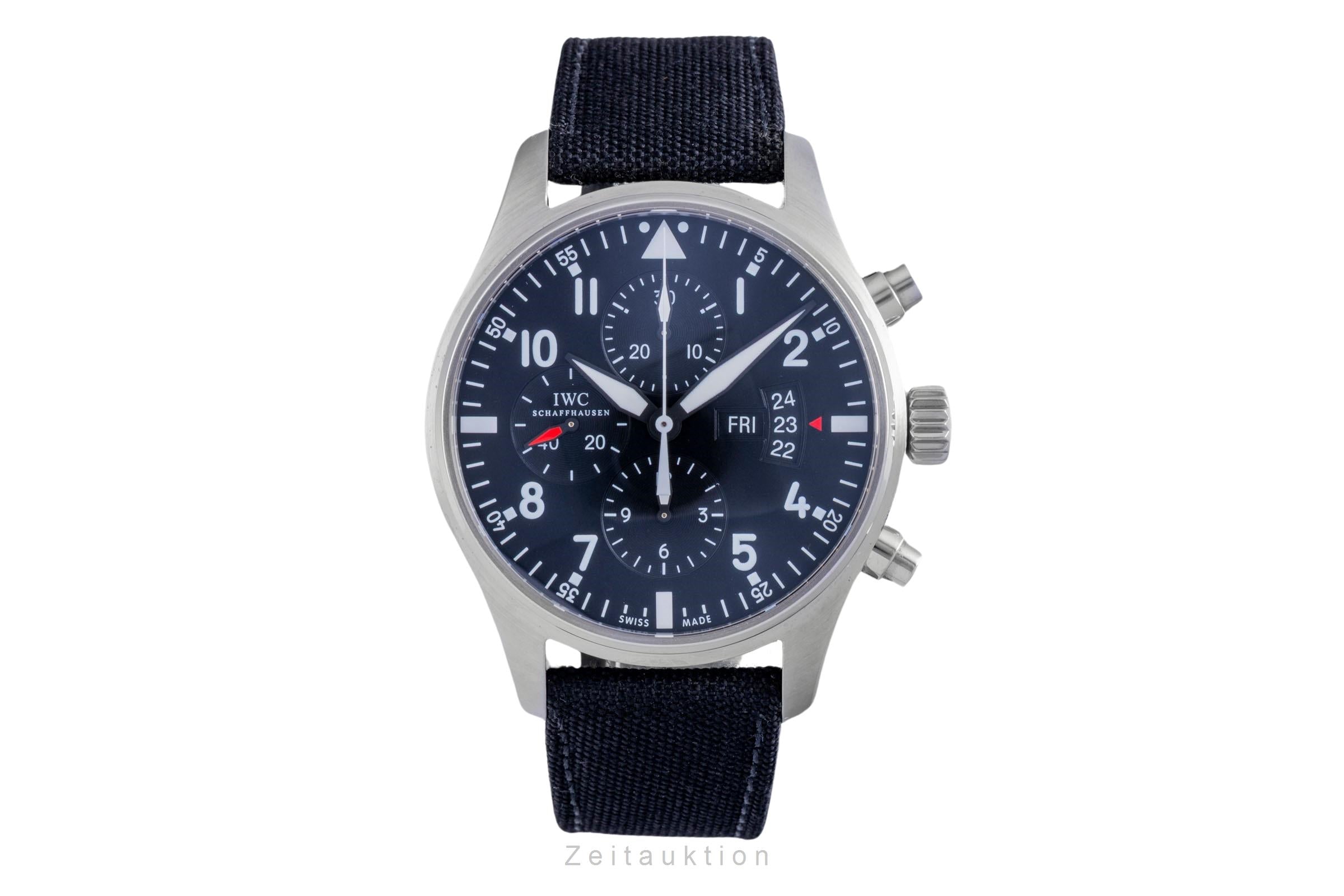 IWC Fliegerchronograph chronograph steel automatic men's watch IW377701 LP: 7800EUR  [2600517]