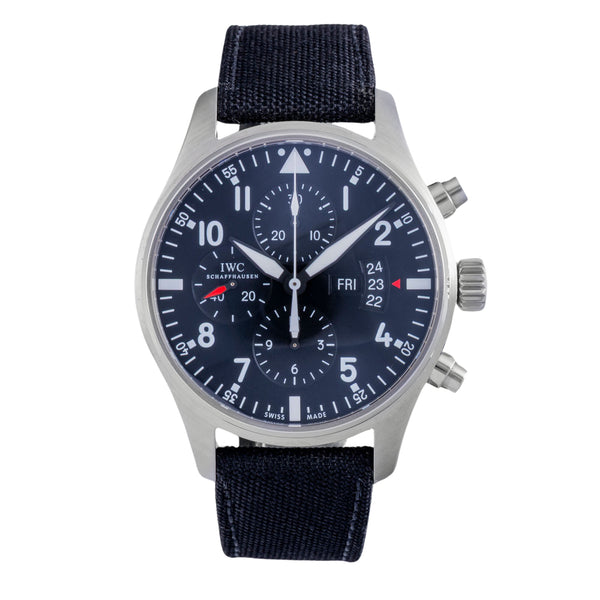 IWC Fliegerchronograph chronograph steel automatic men's watch IW377701 LP: 7800EUR  [2600517]