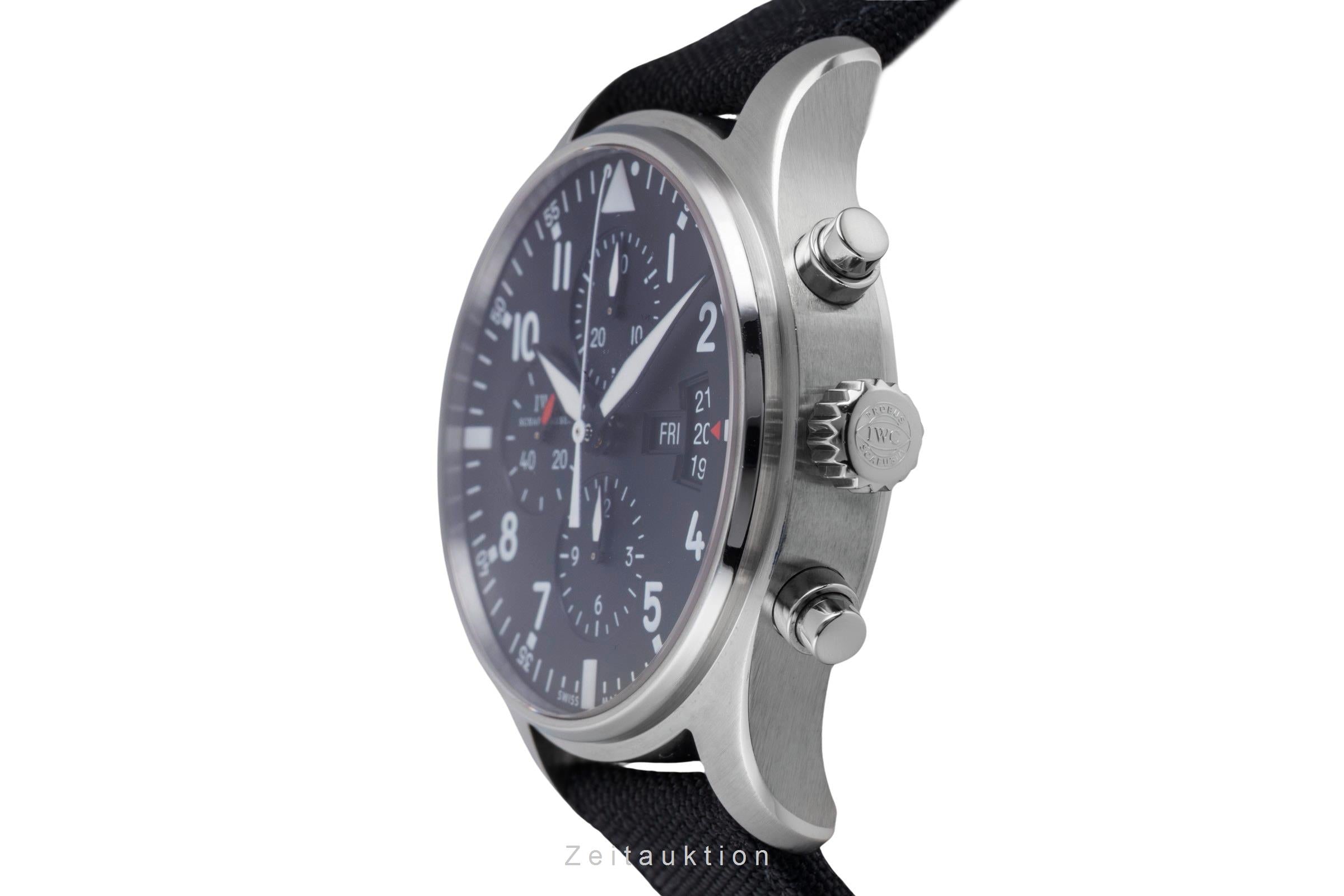 IWC Fliegerchronograph chronograph steel automatic men's watch IW377701 LP: 7800EUR  [2600517]