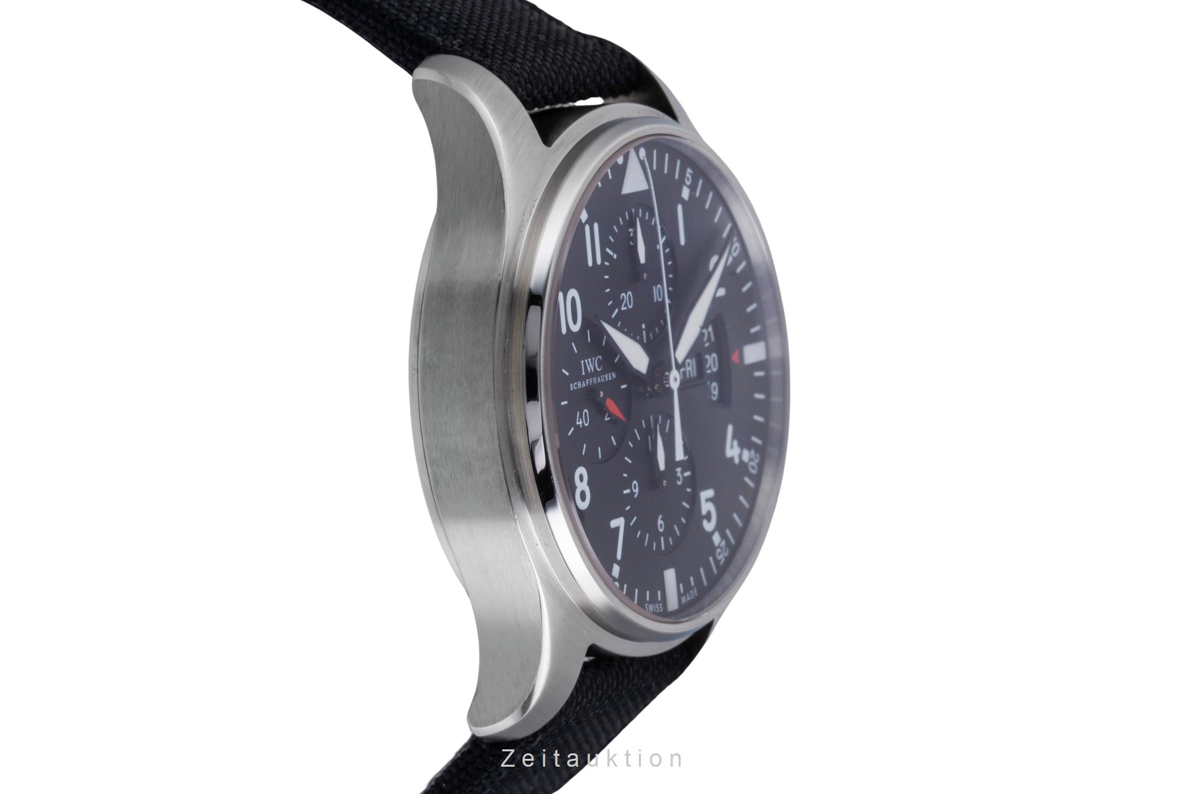 IWC Fliegerchronograph chronograph steel automatic men's watch IW377701 LP: 7800EUR  [2600517]
