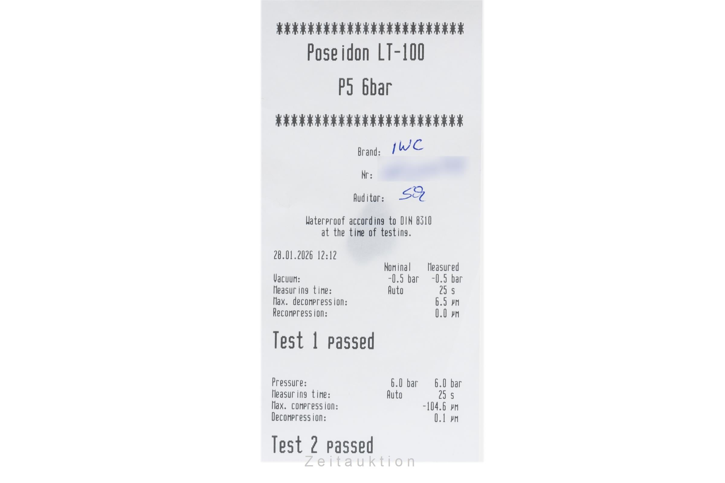 IWC Mark XVIII titanio automático reloj para caballeros IW327006  [2600518]