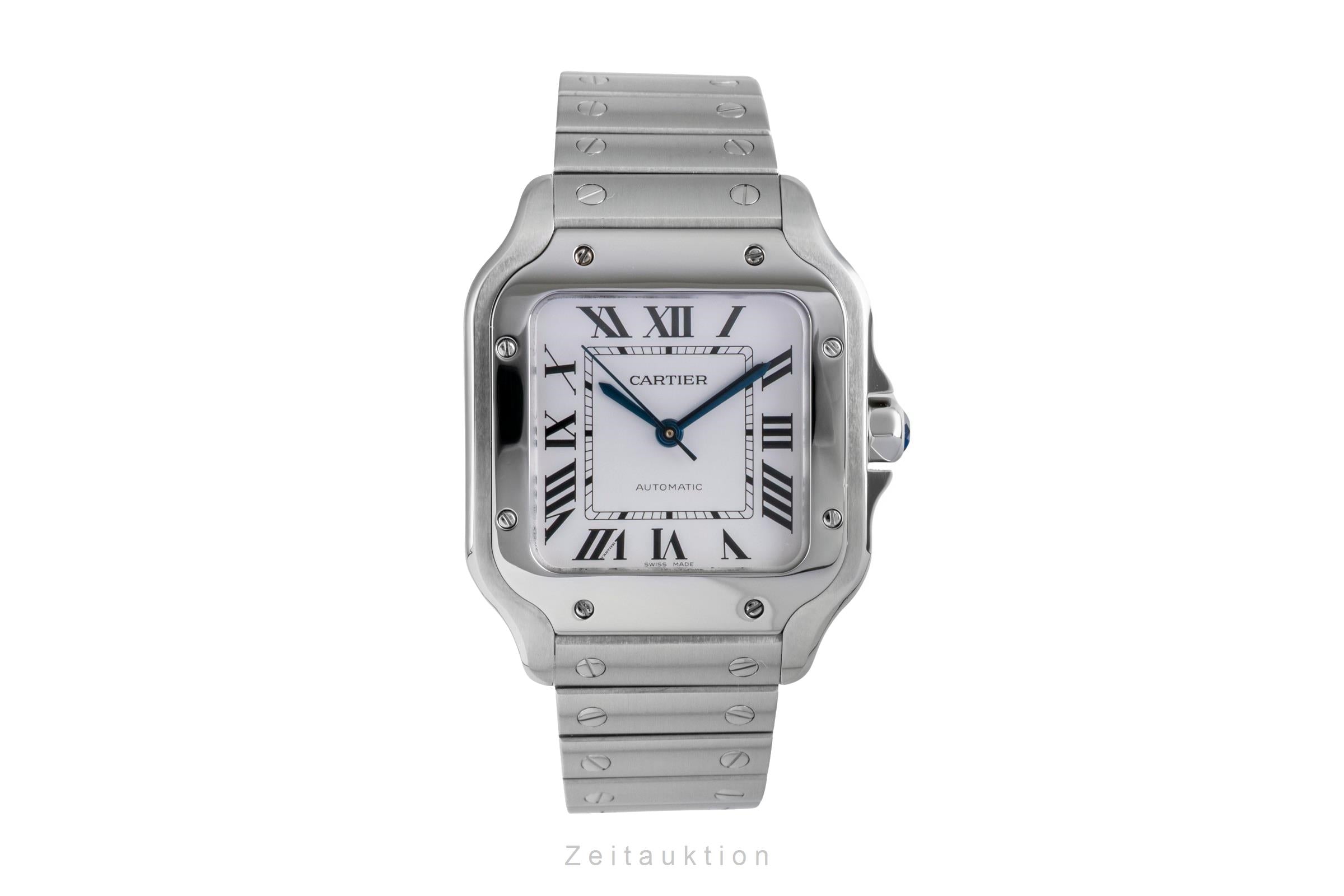 Cartier Santos acier automatique montre pour hommes WSSA0010 LP: 8050EUR  [2600519]