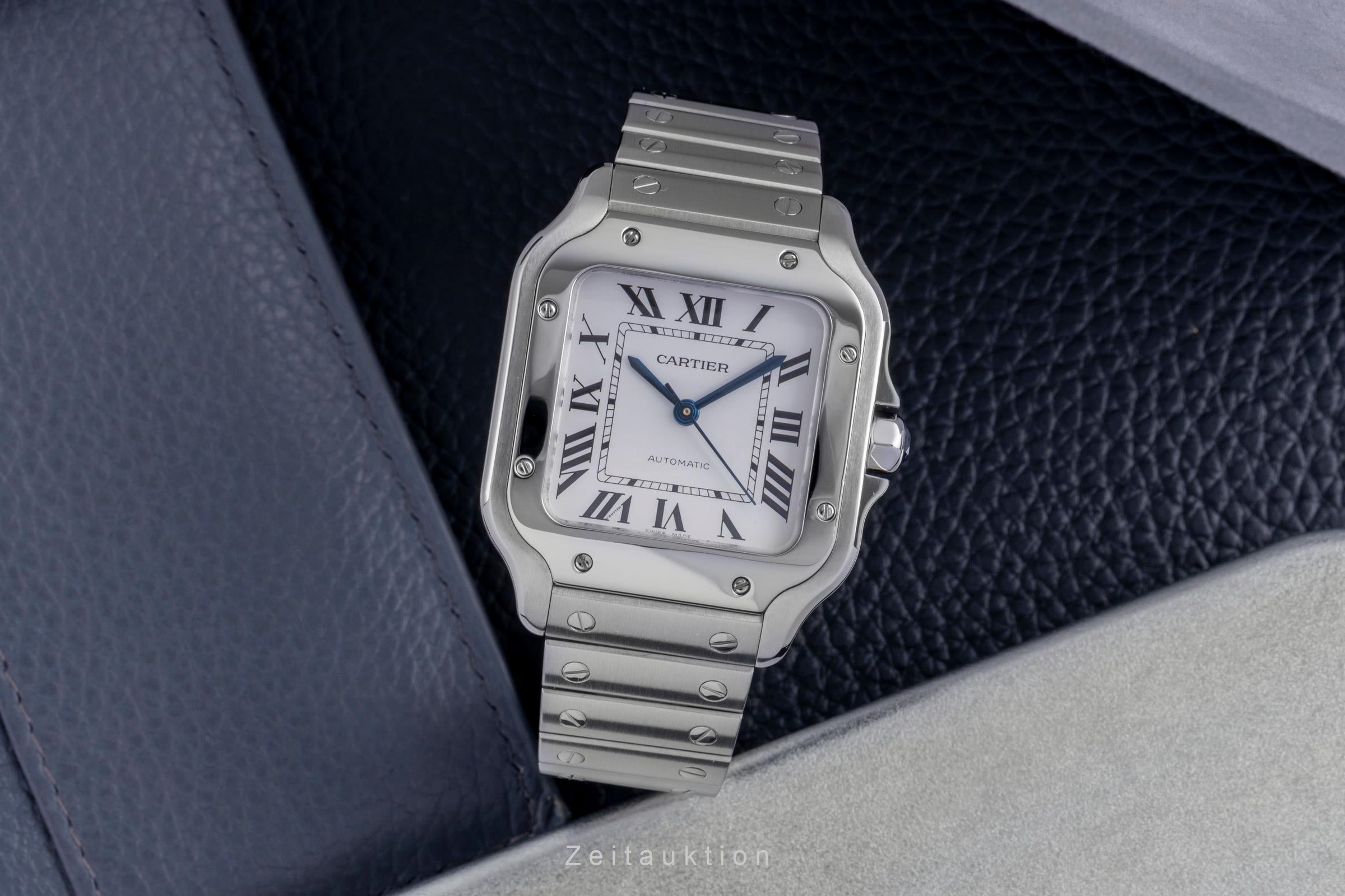 Cartier Santos acier automatique montre pour hommes WSSA0010 LP: 8050EUR  [2600519]