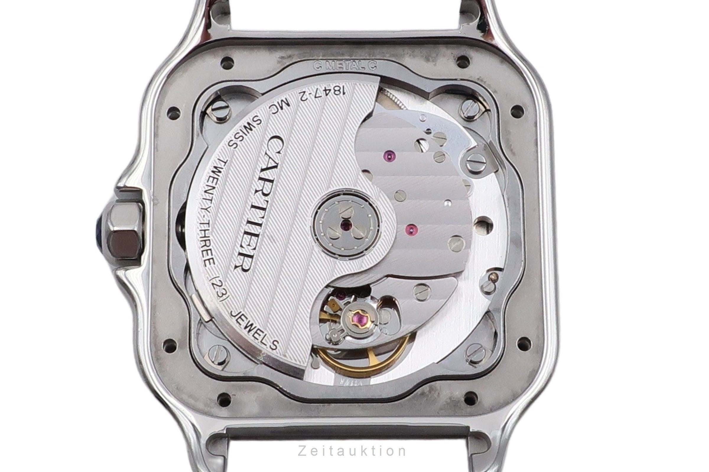 Cartier Santos acier automatique montre pour hommes WSSA0010 LP: 8050EUR  [2600519]