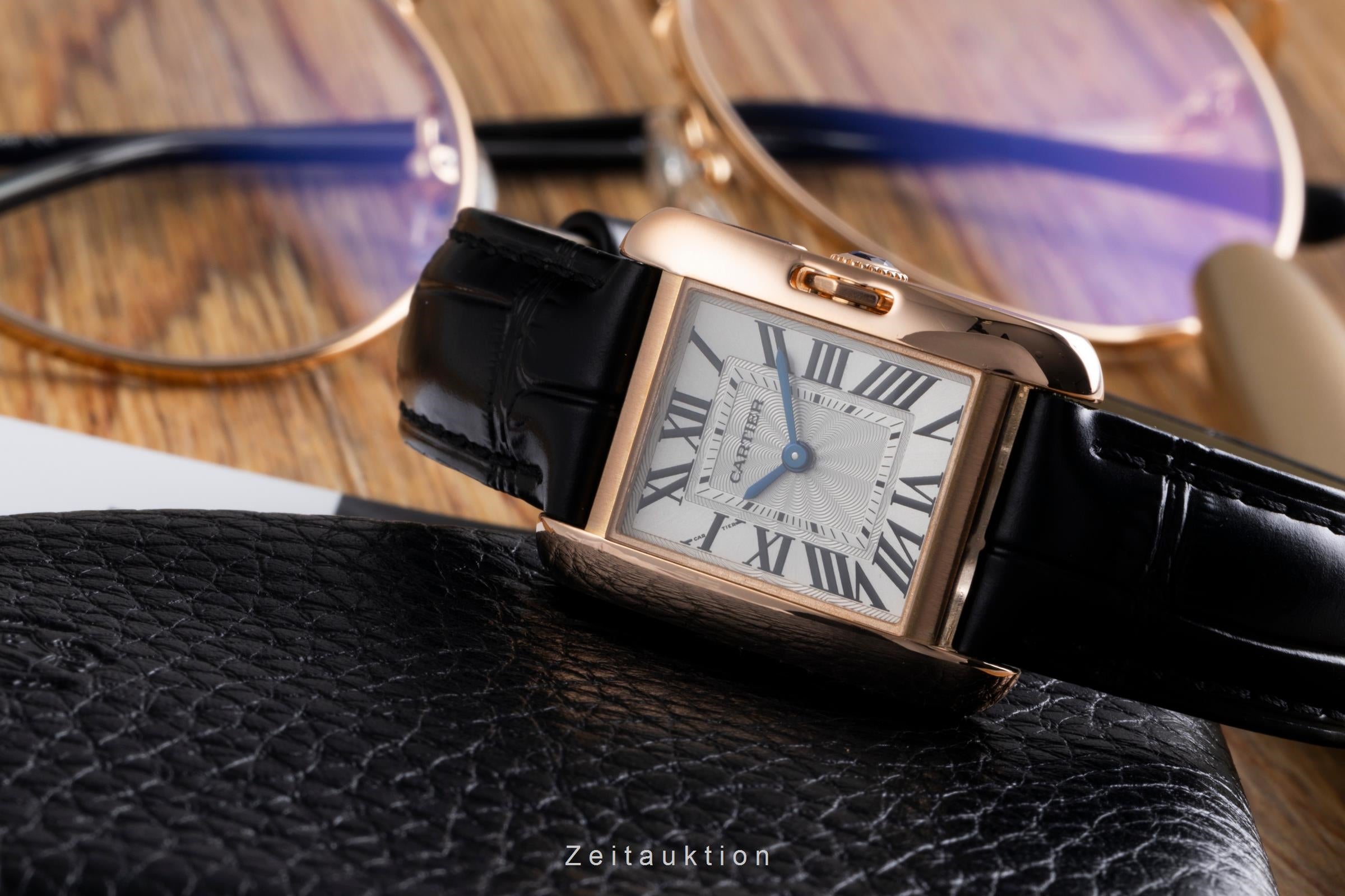 Cartier Tank 18 ct red gold quartz women's watch W5310027  [2600520]