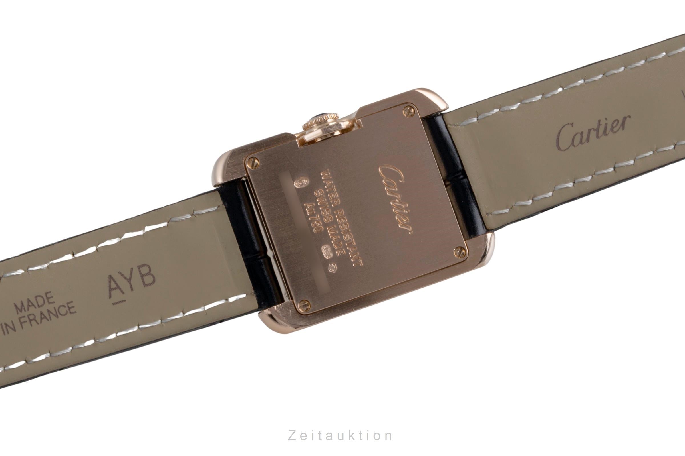 Cartier Tank 18 ct red gold quartz women's watch W5310027  [2600520]