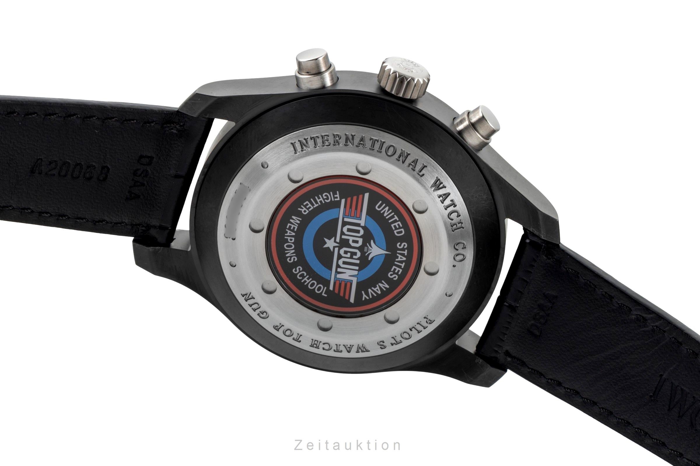 IIWC Pilot Chronograph Top Gun Keramik Automatik Herrenuhr Ref. IW388001 B&P [2600521]