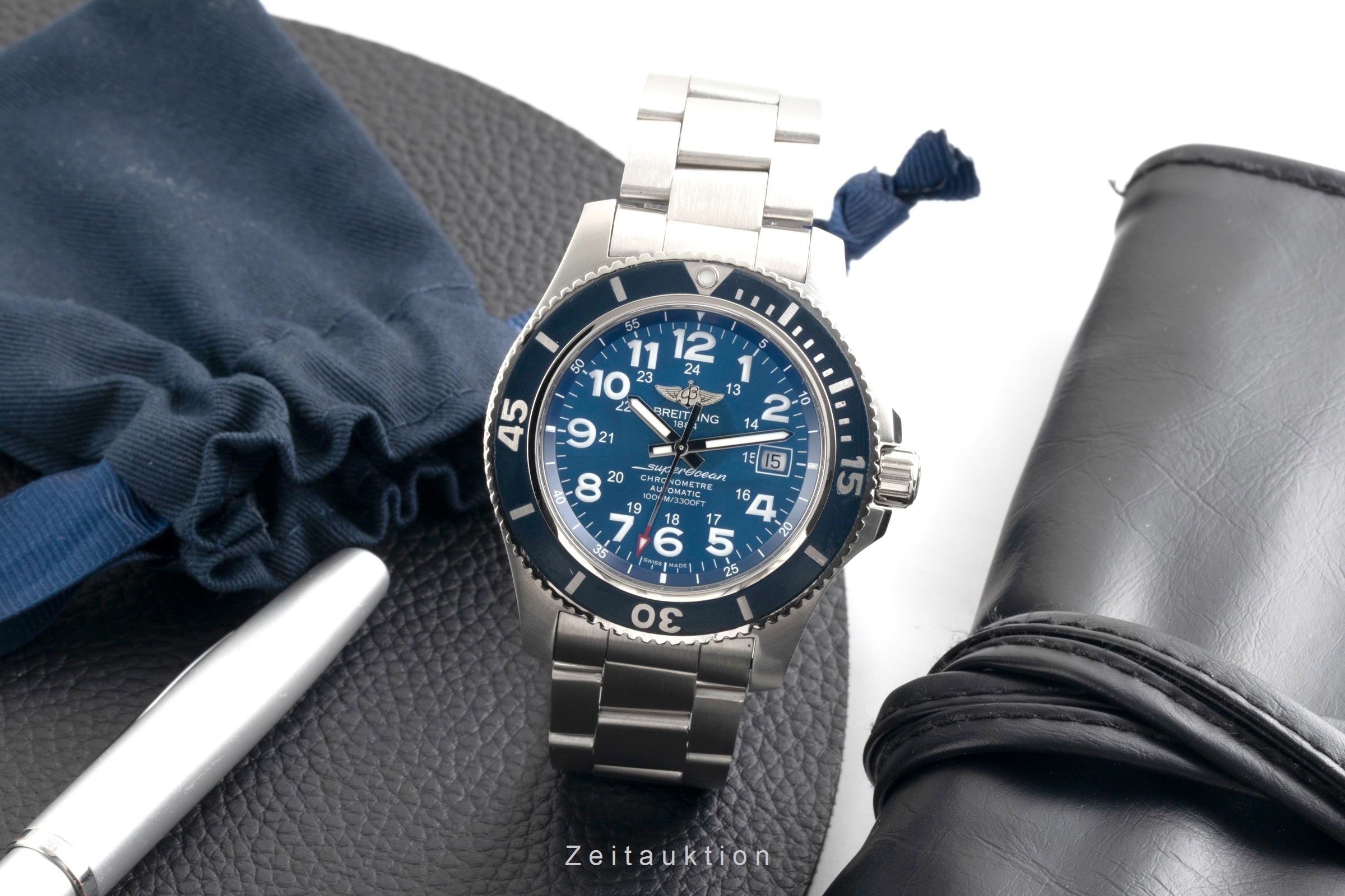 Breitling Superocean steel automatic men's watch A17392  [2600523]