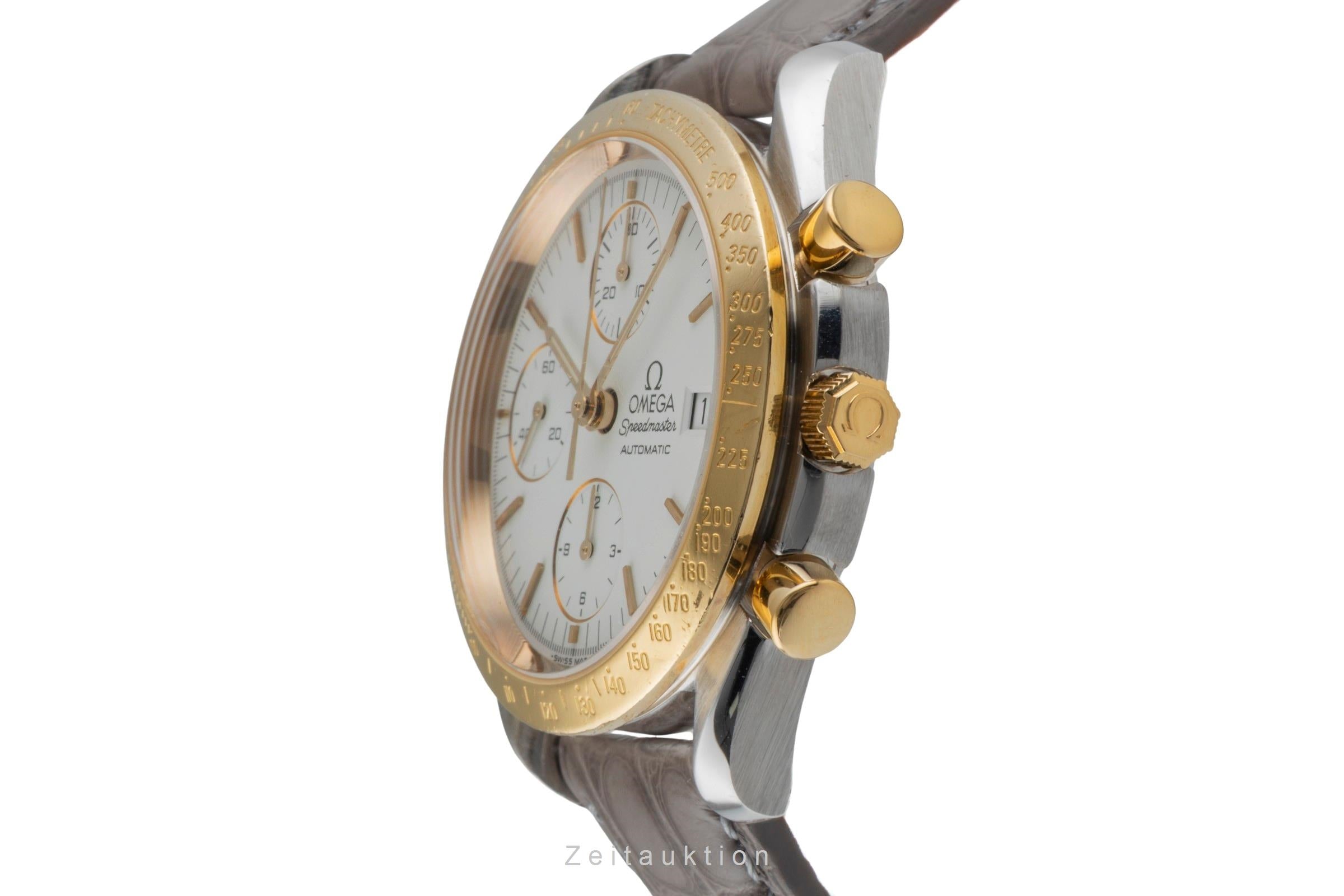 Omega Speedmaster Date chronograph steel / gold automatic men's watch 3311.20 LP: 8200EUR  [2600526]