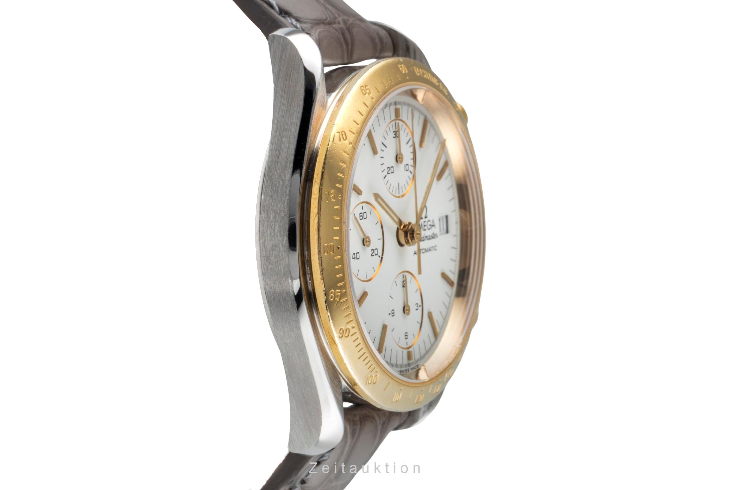 Omega Speedmaster Date chronograph steel / gold automatic men's watch 3311.20 LP: 8200EUR  [2600526]