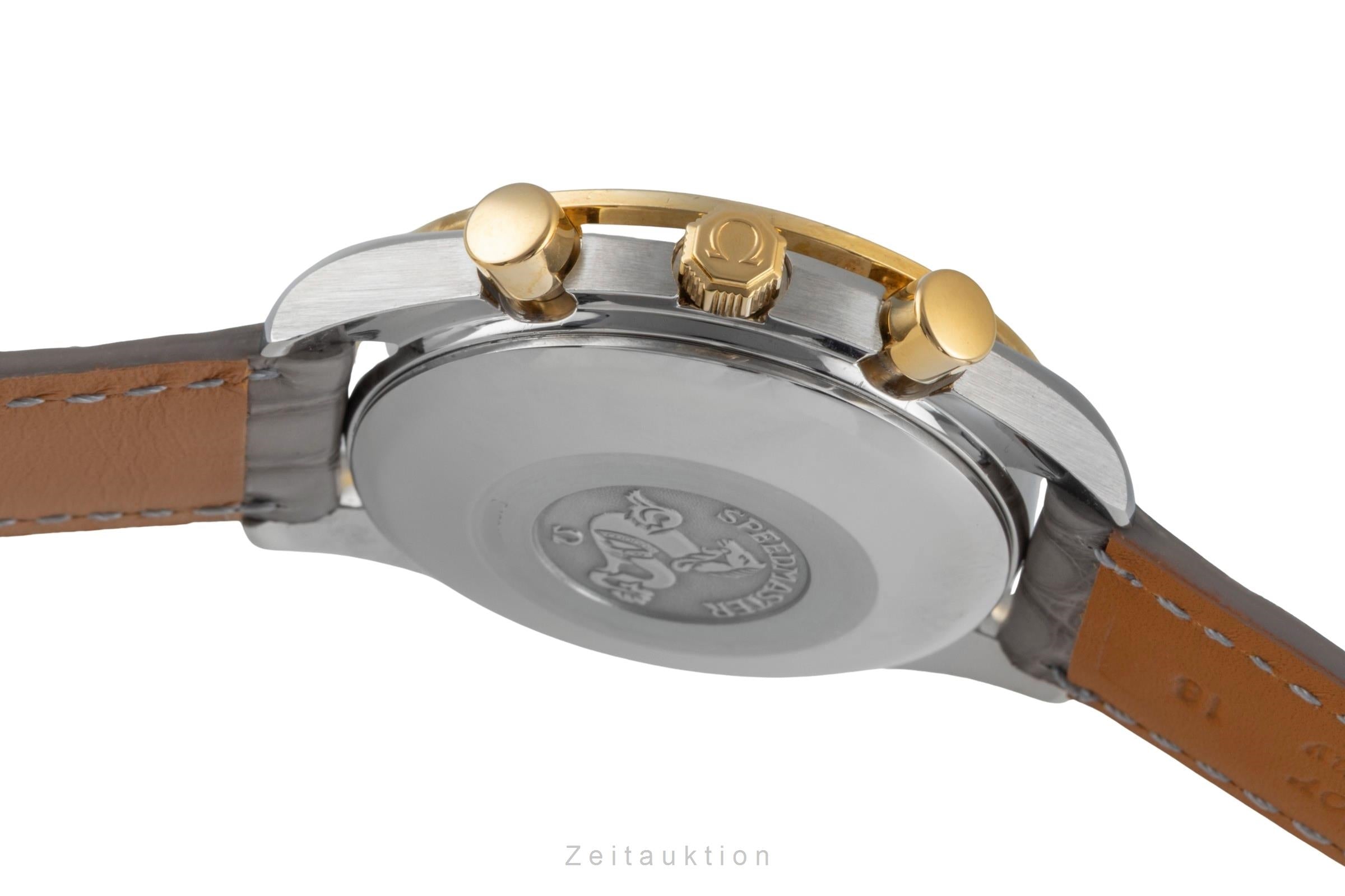 Omega Speedmaster Date chronograph steel / gold automatic Kal