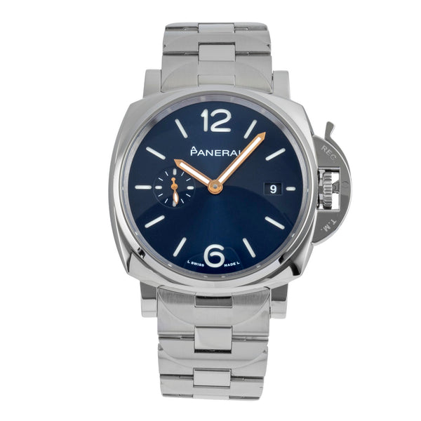 Panerai Luminor  acero automático reloj para caballeros PAM01124 LP: 8200EUR  [2600528]