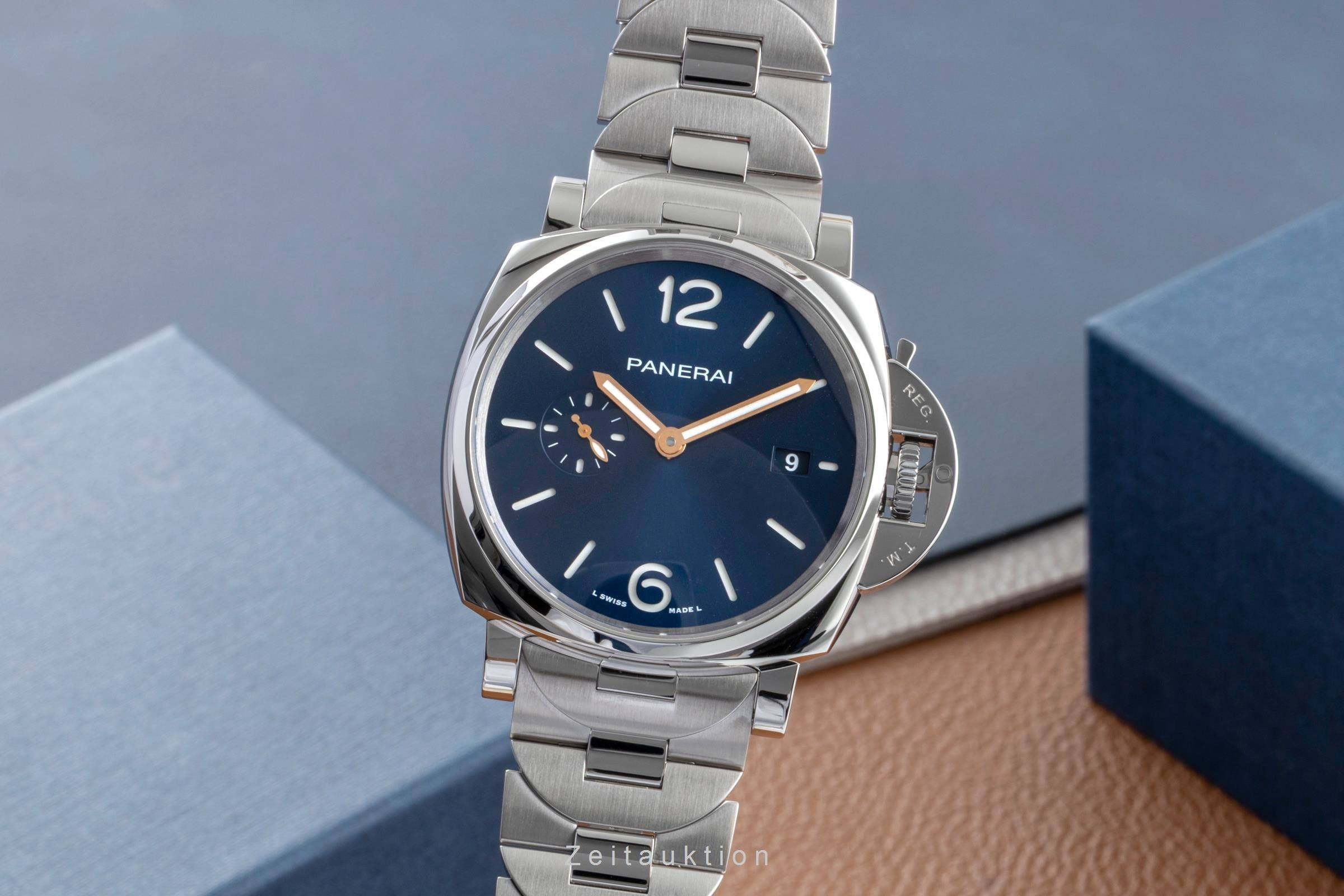 Panerai Luminor  steel automatic men's watch PAM01124 LP: 8200EUR  [2600528]