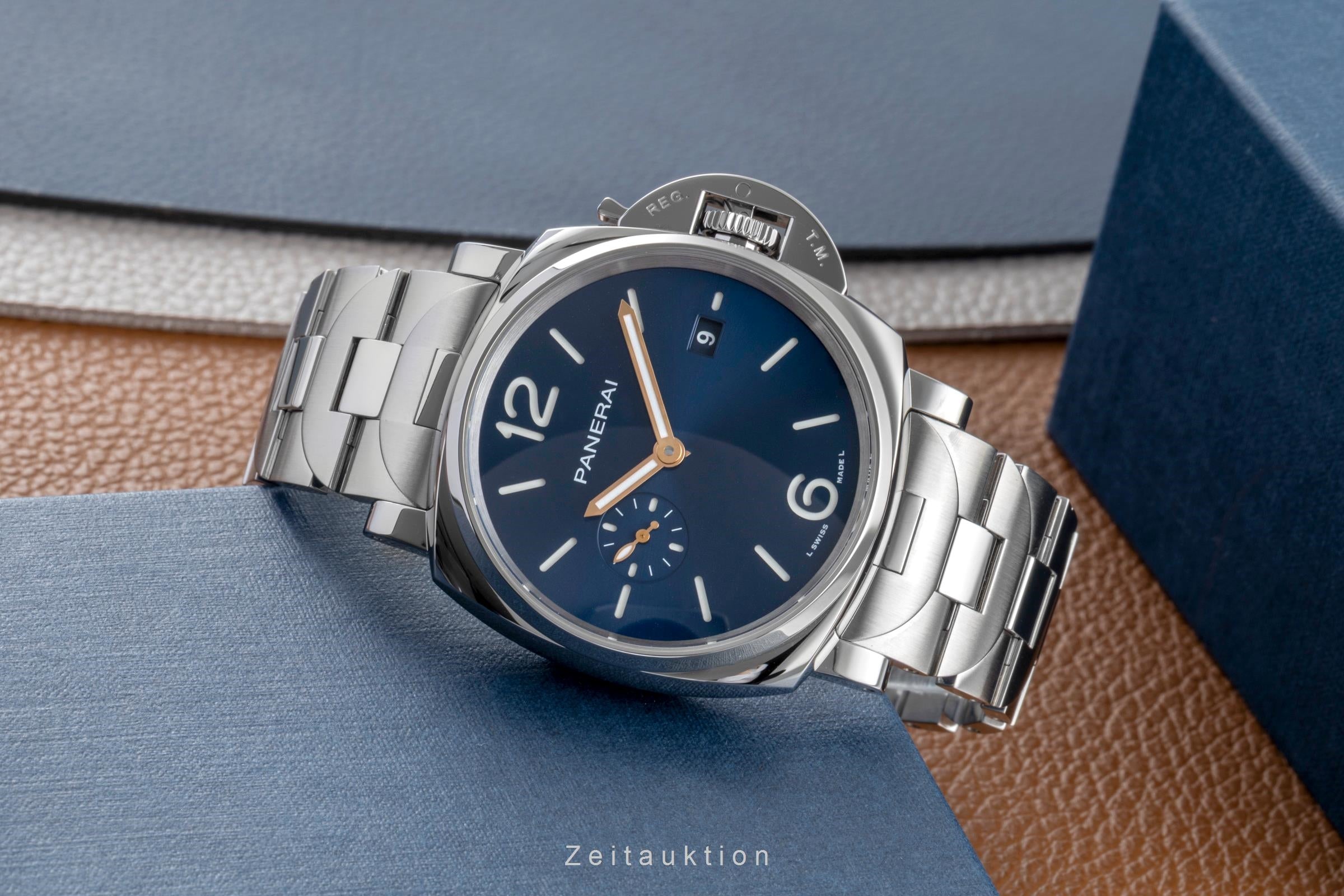 Panerai Luminor  acero automático reloj para caballeros PAM01124 LP: 8200EUR  [2600528]