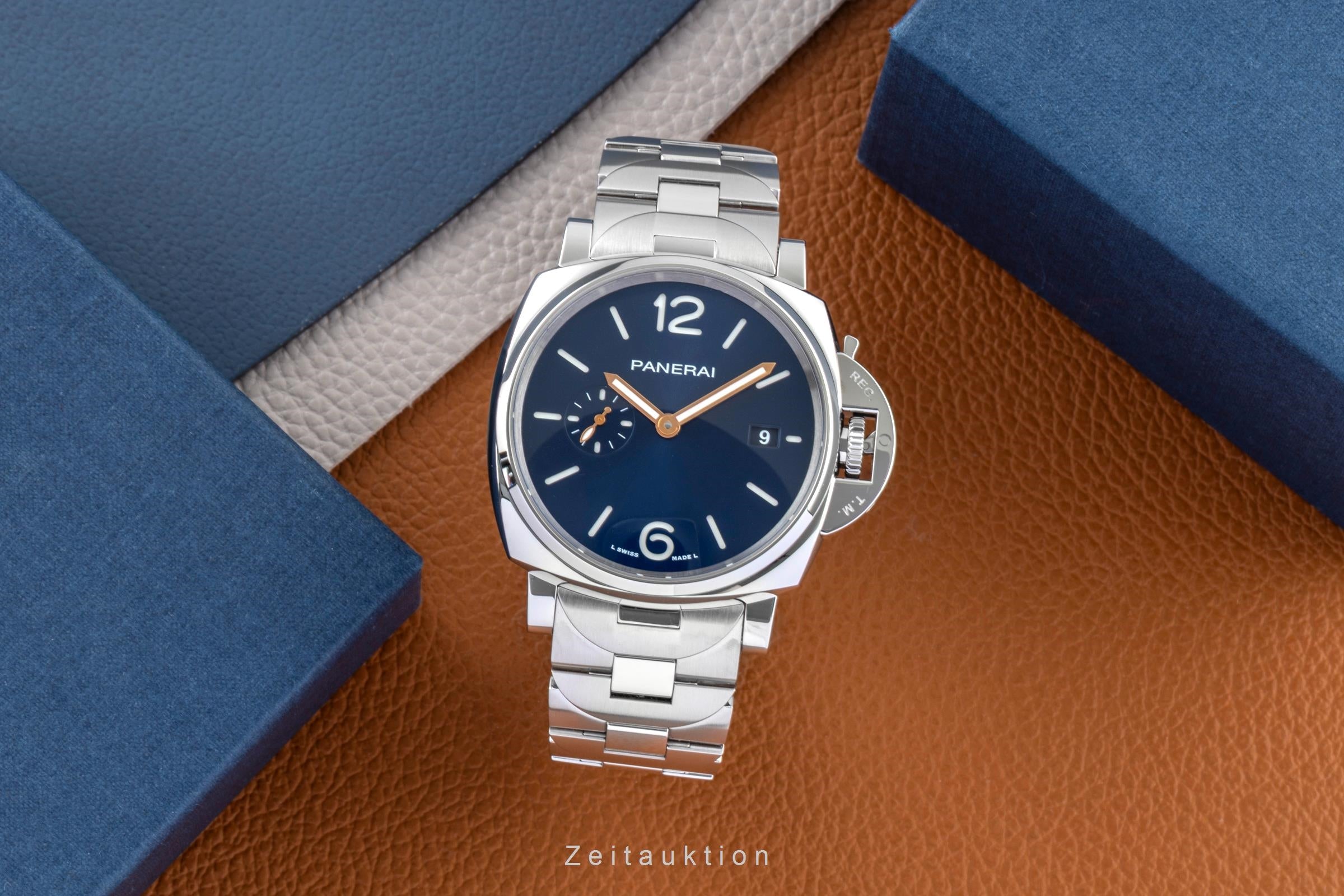 Panerai Luminor  acero automático reloj para caballeros PAM01124 LP: 8200EUR  [2600528]