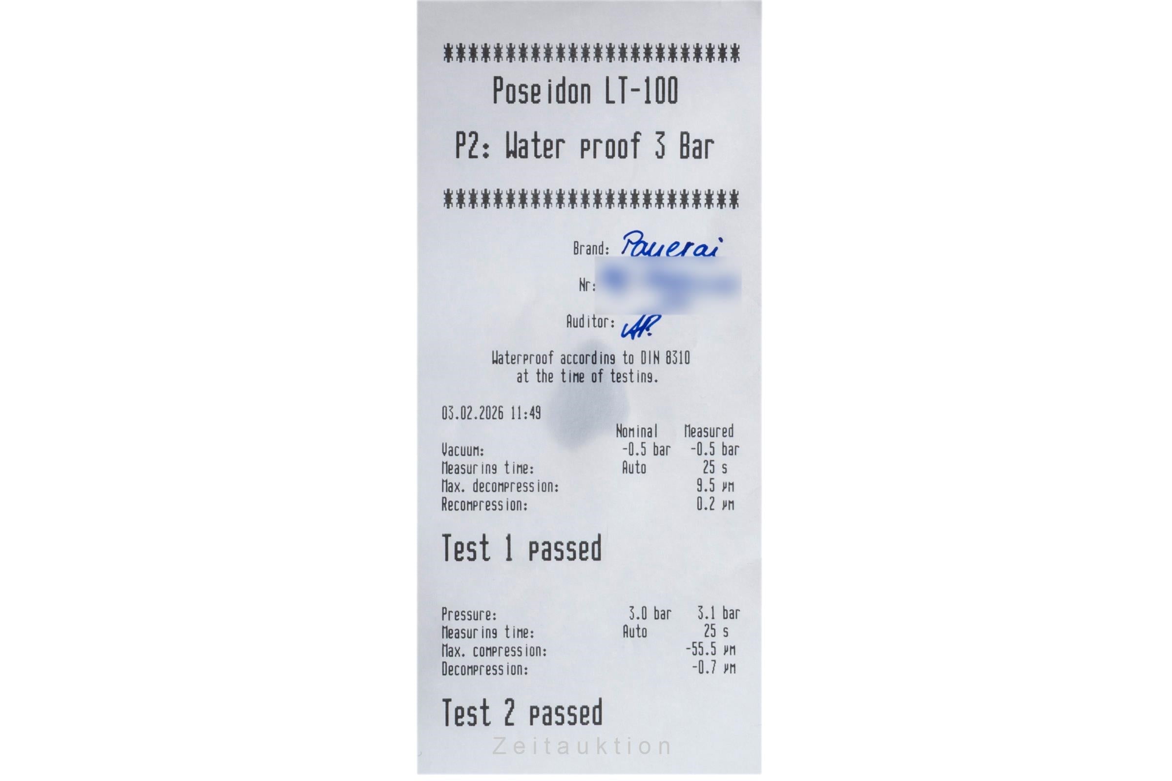 Panerai Luminor  acero automático reloj para caballeros PAM01124 LP: 8200EUR  [2600528]