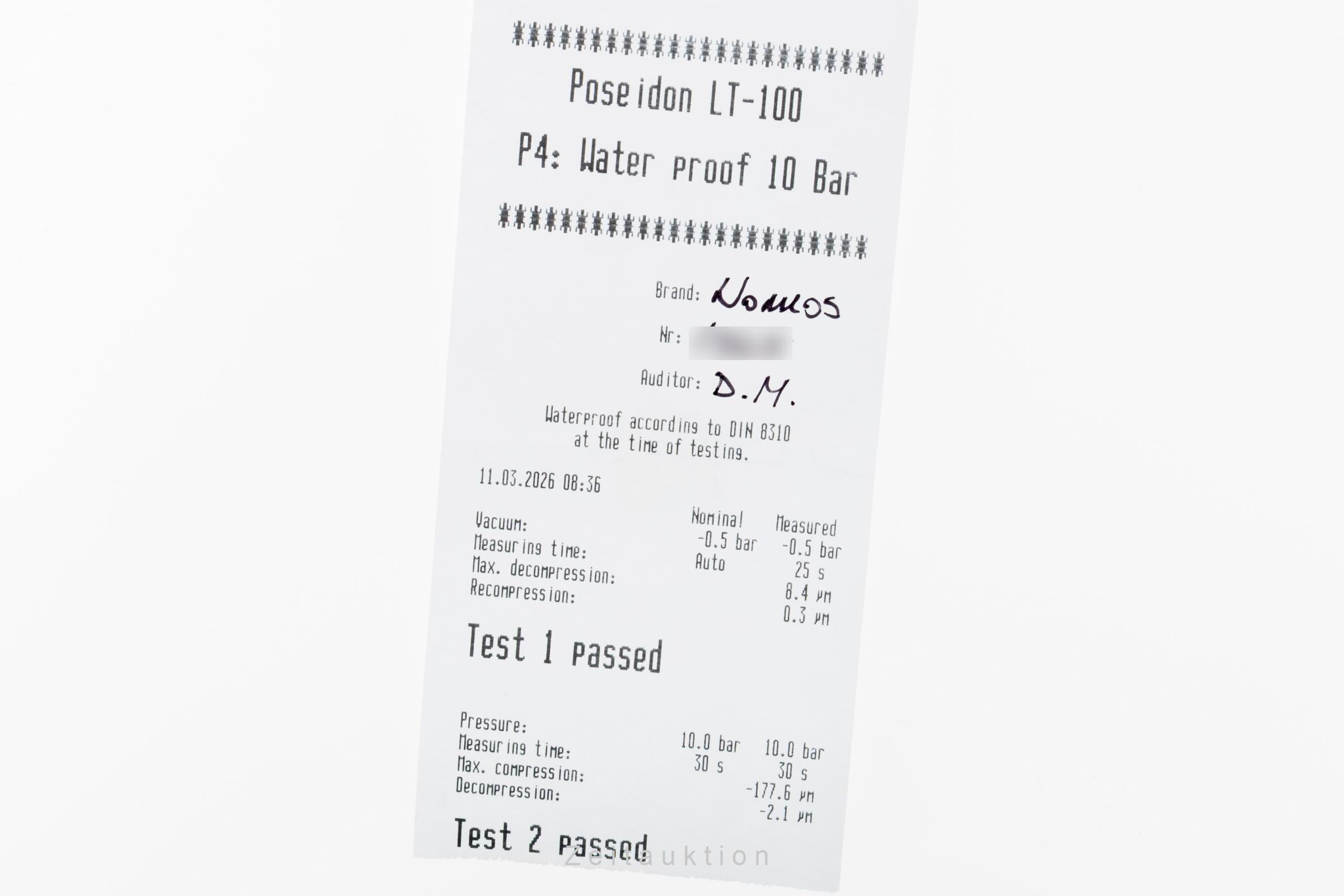 Nomos Autobahn Neomatik 41 Datum Sportgrau Stahl Ref.1303  [2600529]