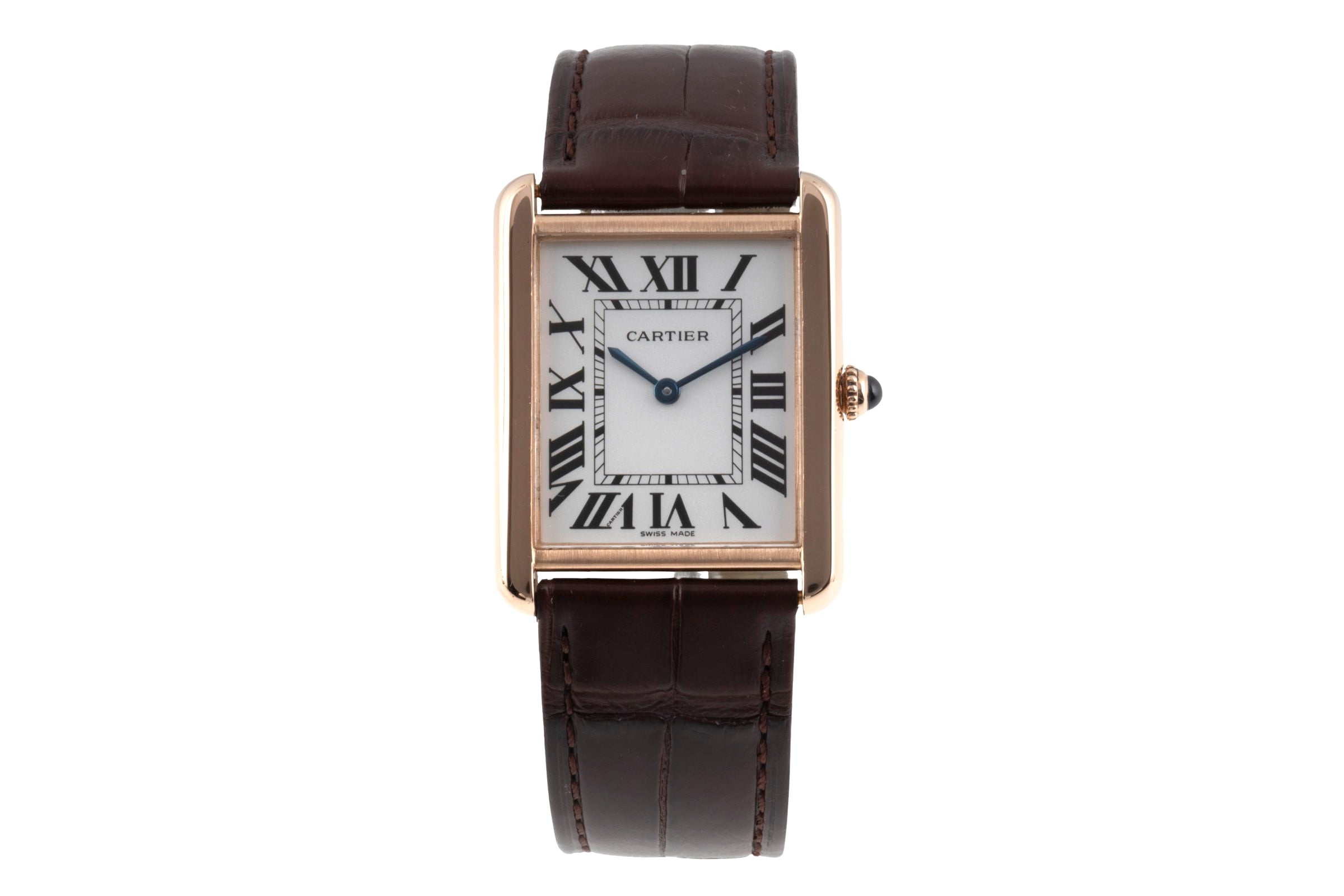Cartier Tank steel / gold quartz men's watch W5200025  [2600531]