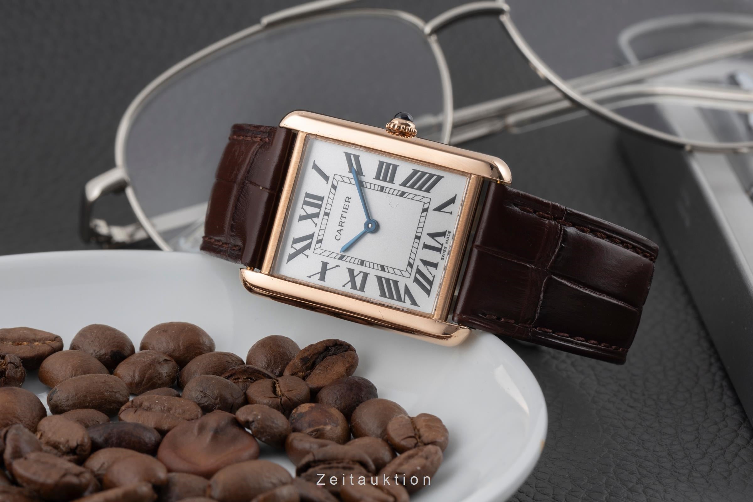 Cartier Tank steel / gold quartz men's watch W5200025  [2600531]