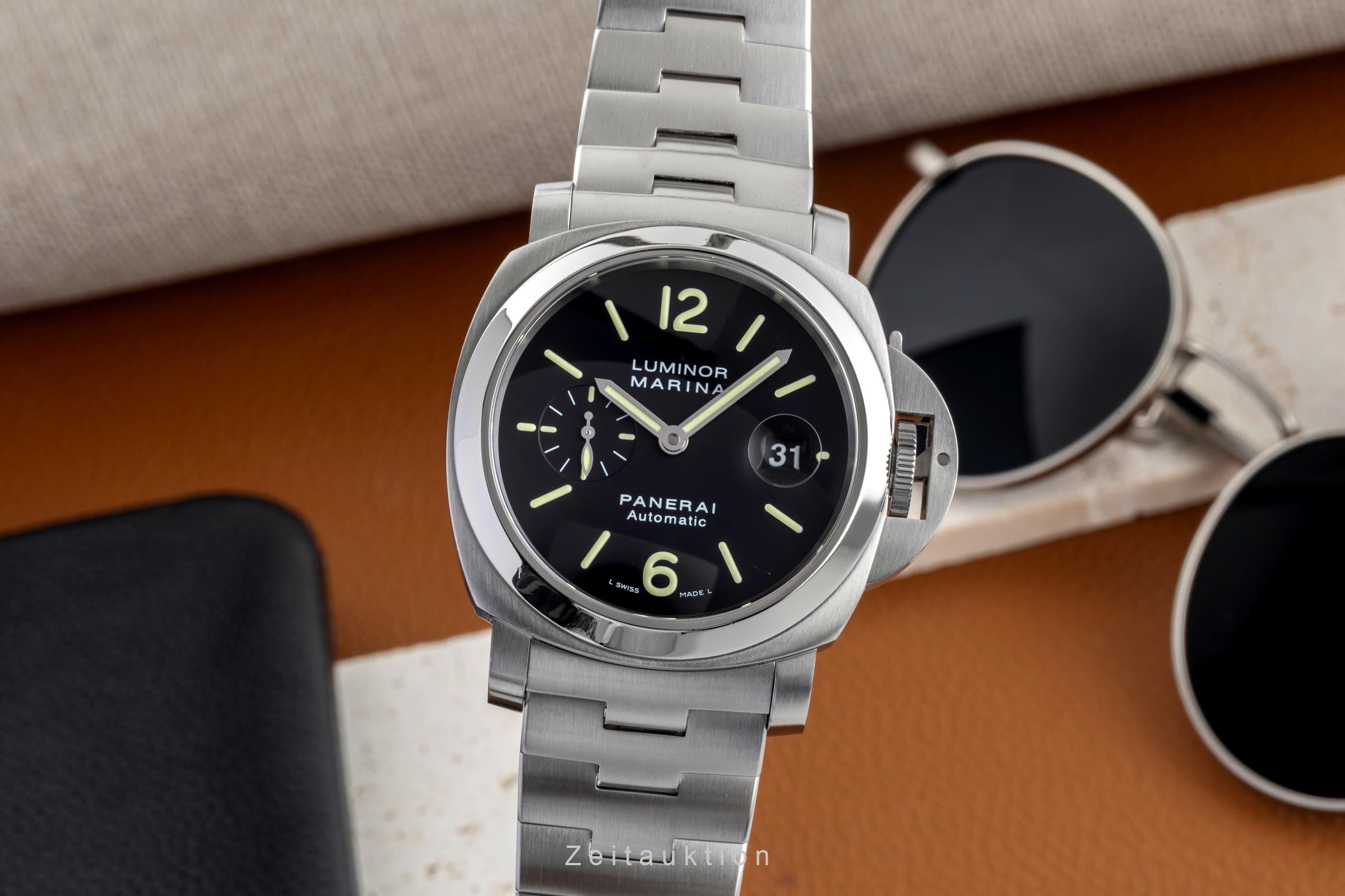 Panerai Luminor Marina steel automatic men's watch PAM00299 LP: 10200EUR  [2600532]