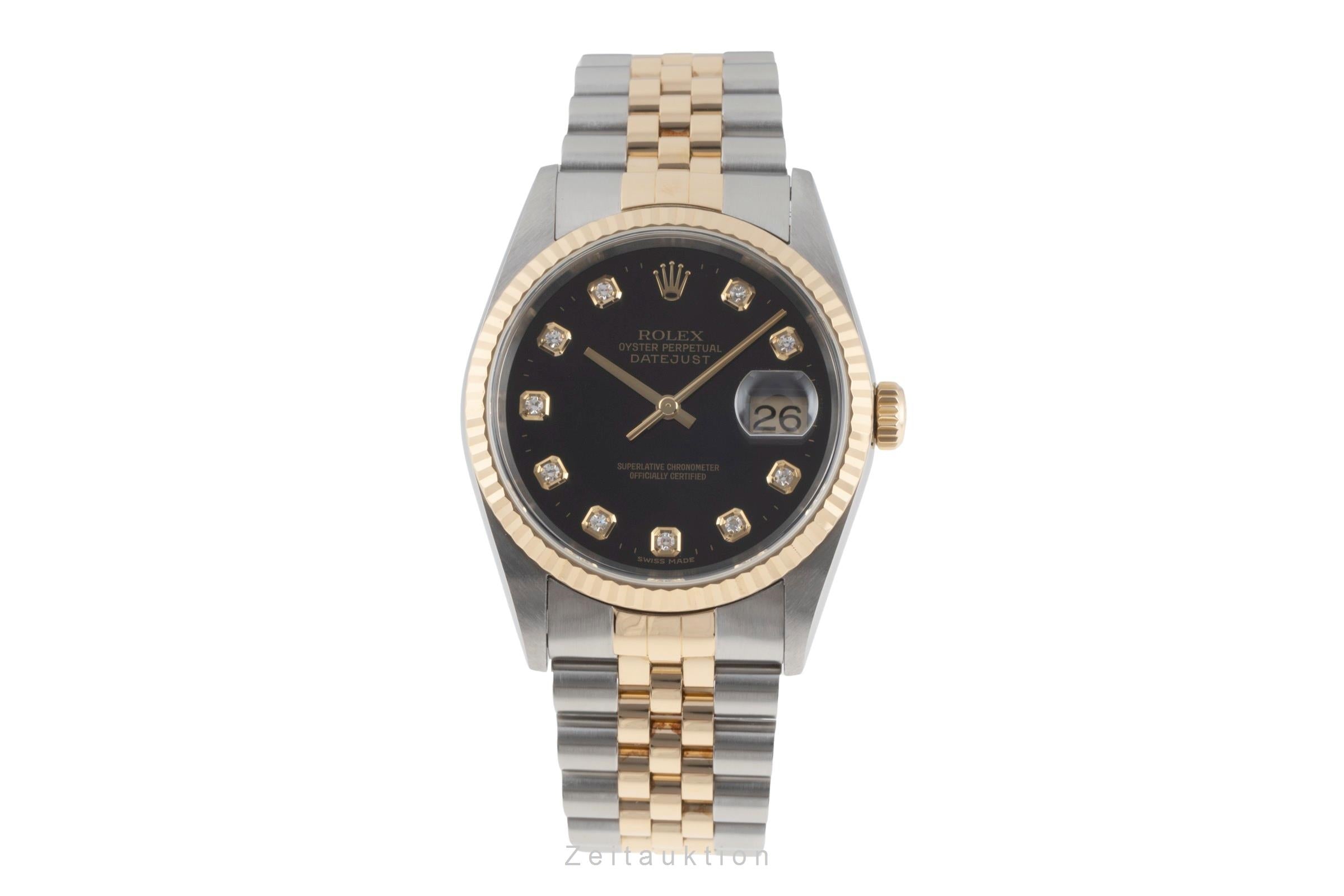 Rolex Datejust acier / or  automatique montre pour hommes 16233  [2600533]