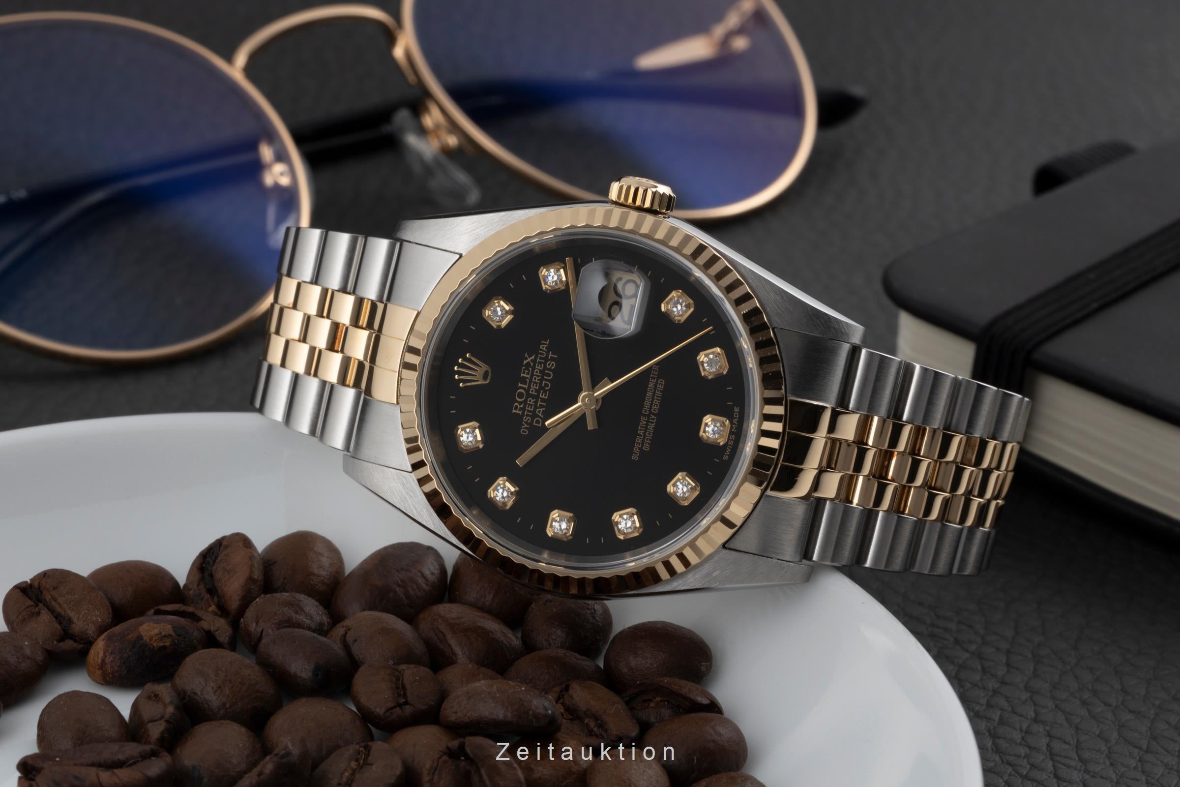 Rolex Datejust acier / or  automatique montre pour hommes 16233  [2600533]