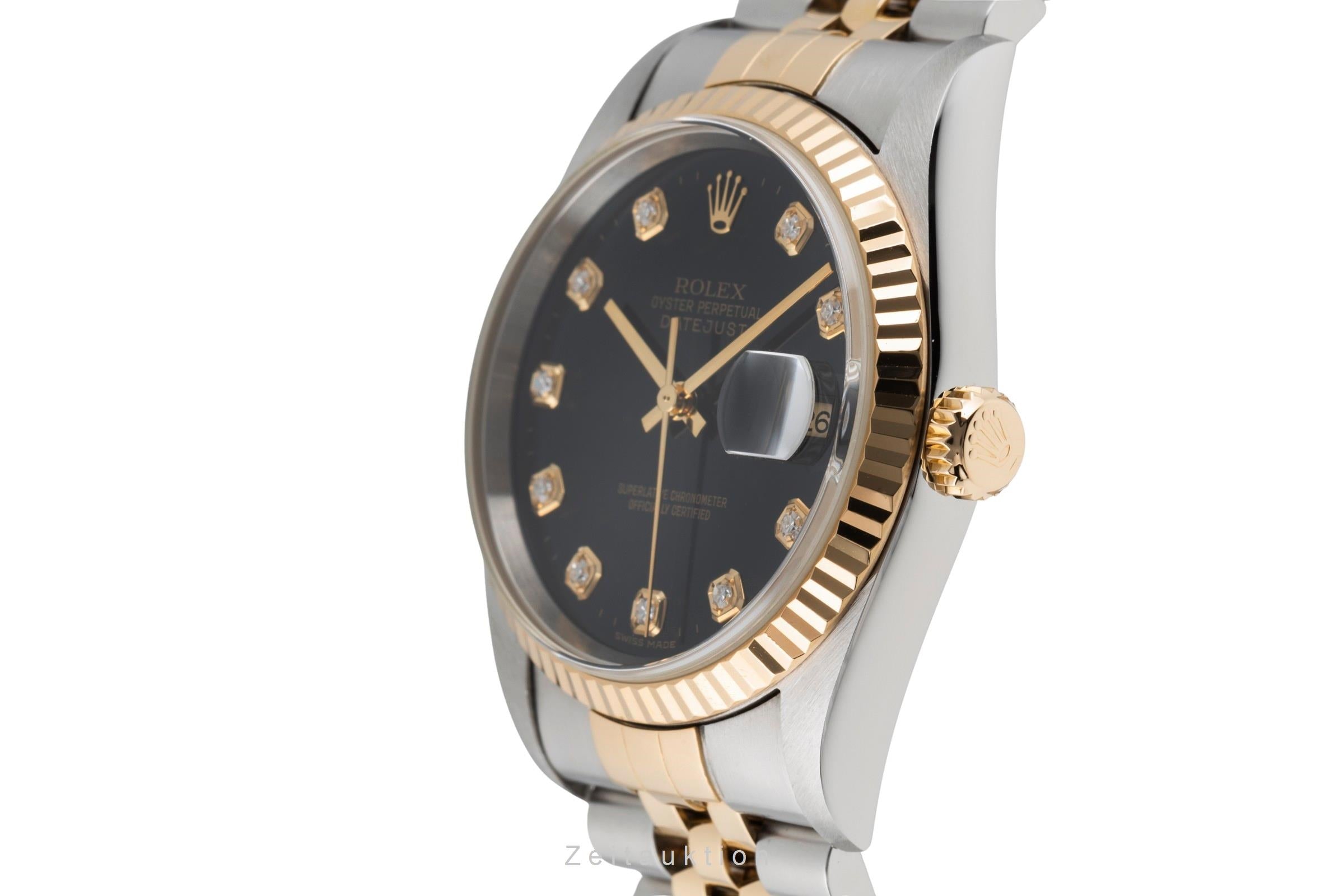 Rolex Datejust acier / or  automatique montre pour hommes 16233  [2600533]