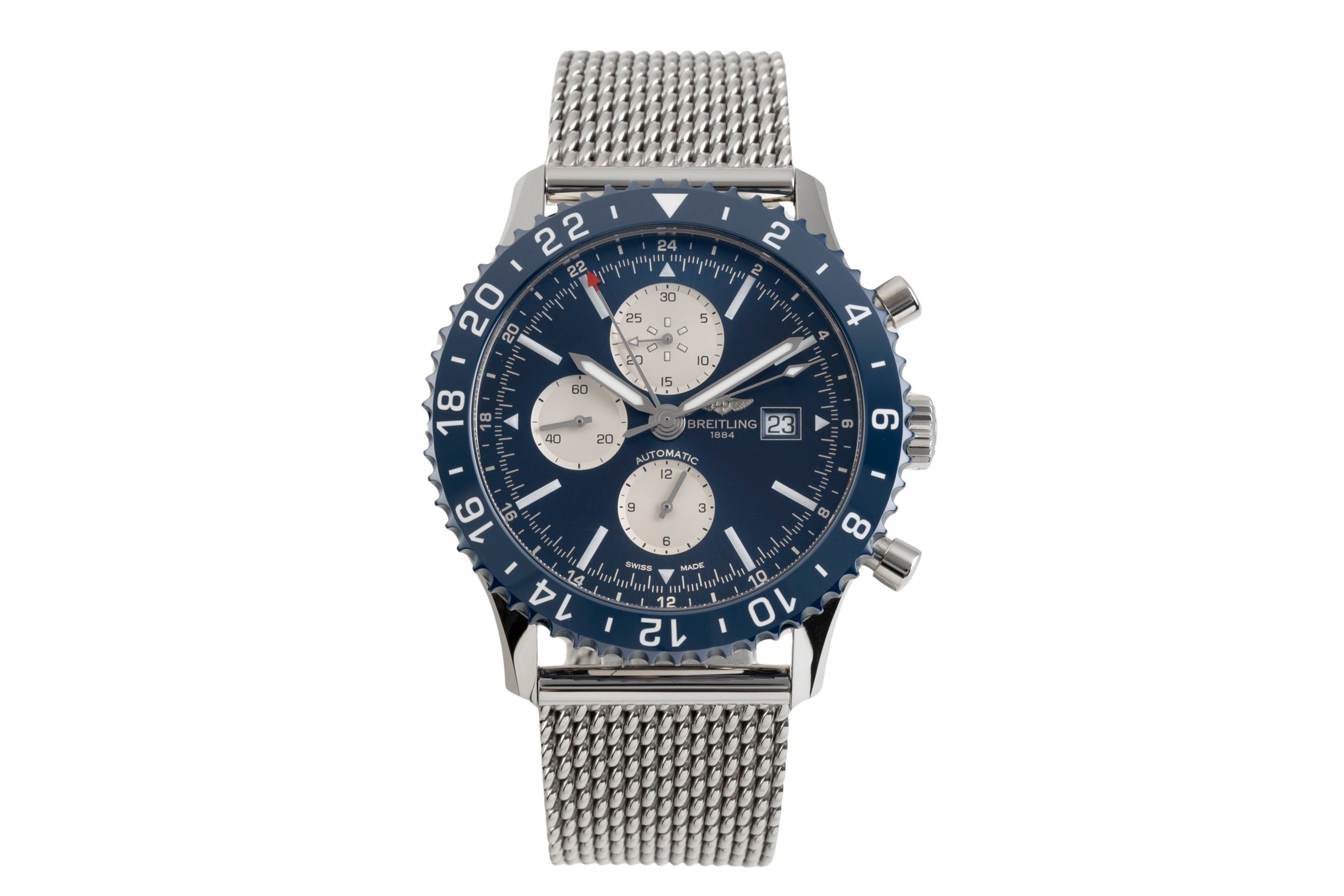 Breitling Chronoliner chronograph steel automatic men's watch Y2431016/C970  [2600536]